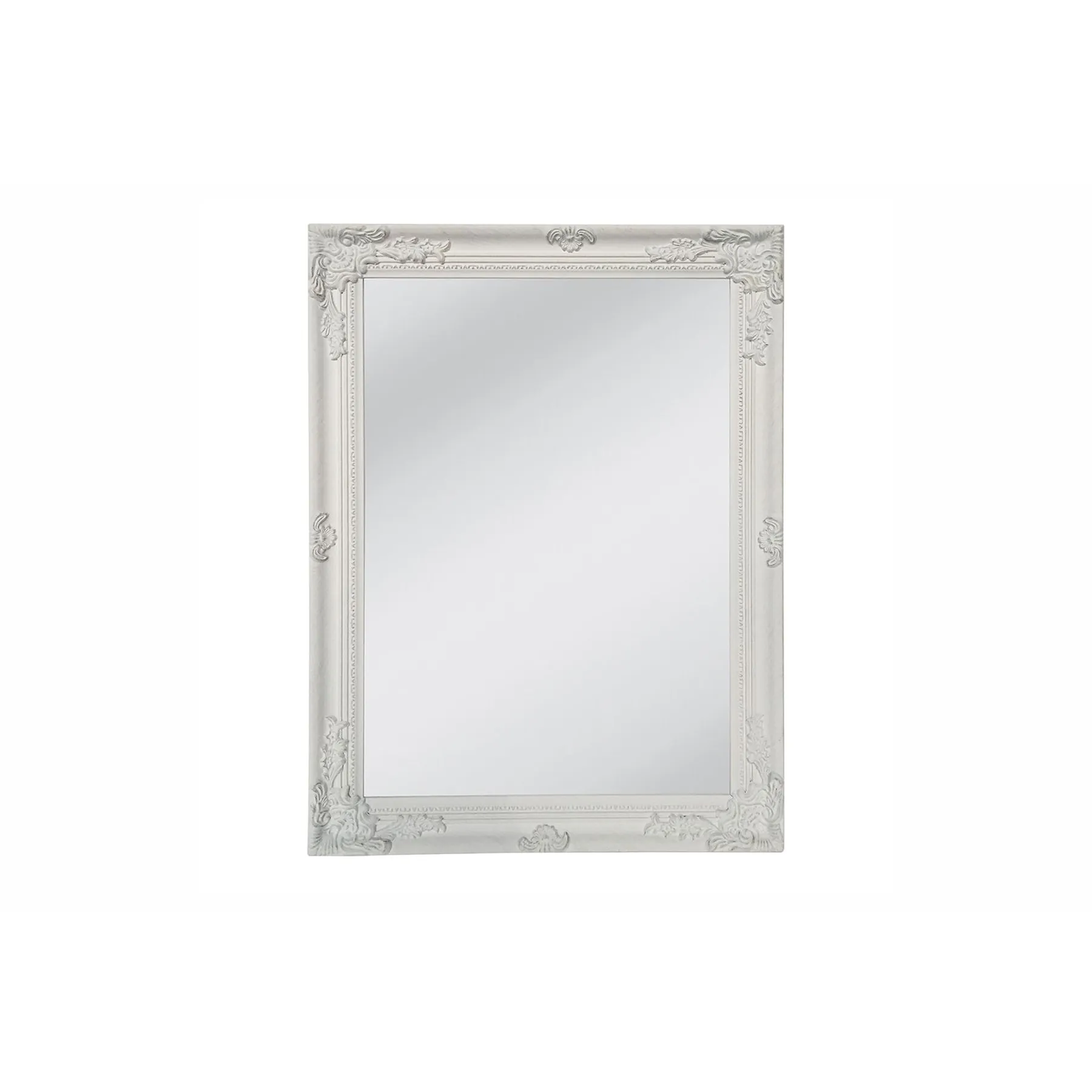ROMANTIC MIRROR WHITE WOOD
