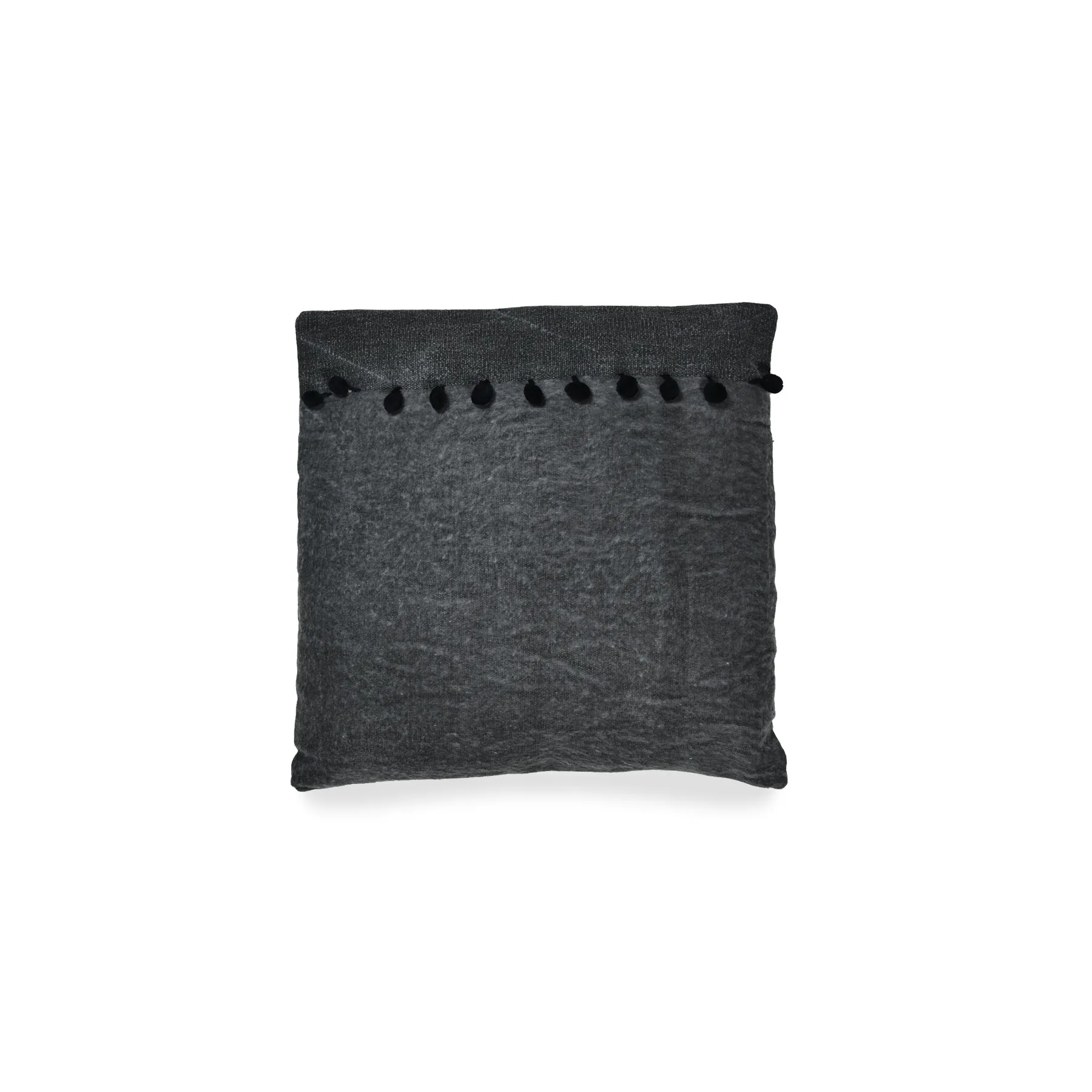 HANDWOVEN CUSHION GREY 50X50