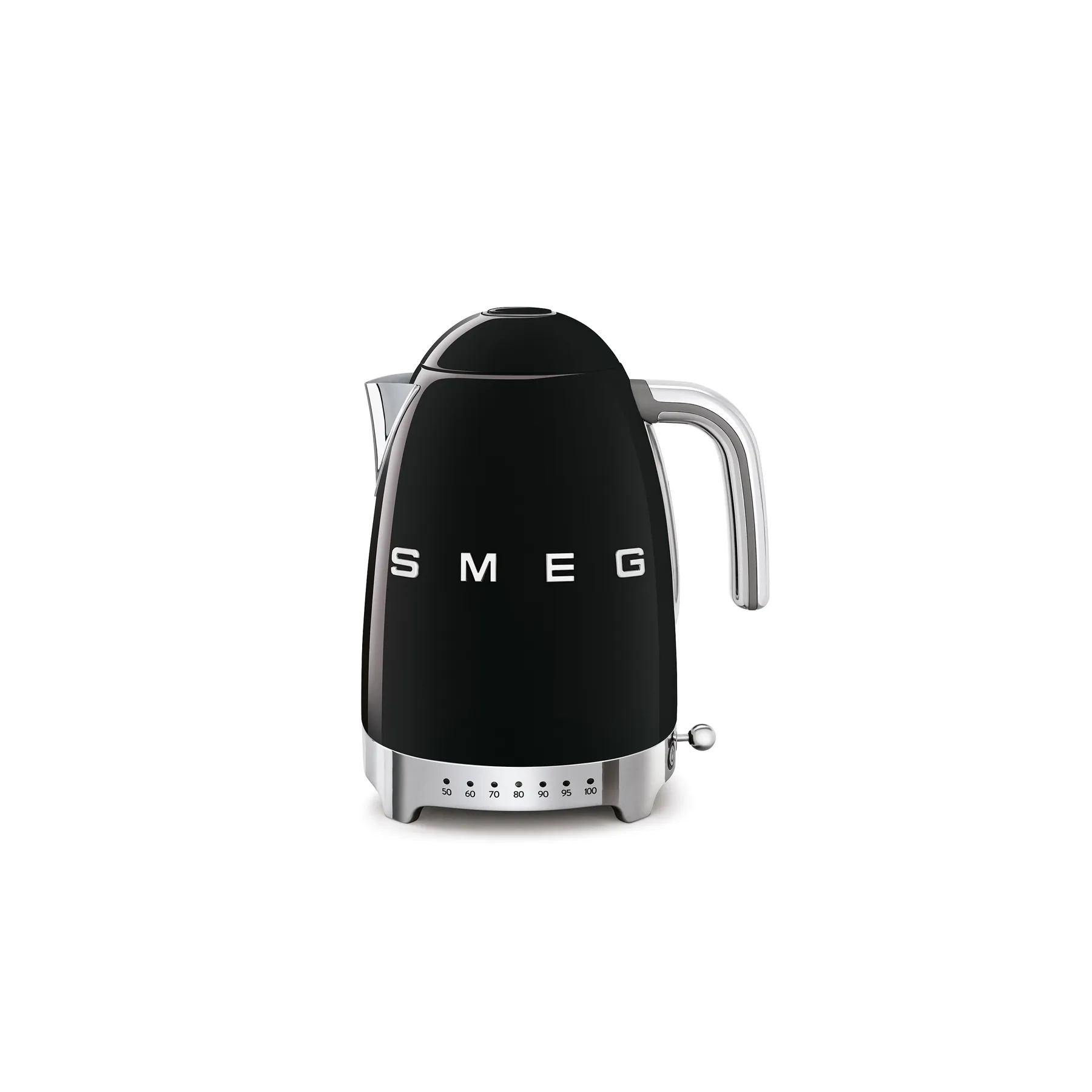 KLF04BLEU KETTLE BLACK SMEG