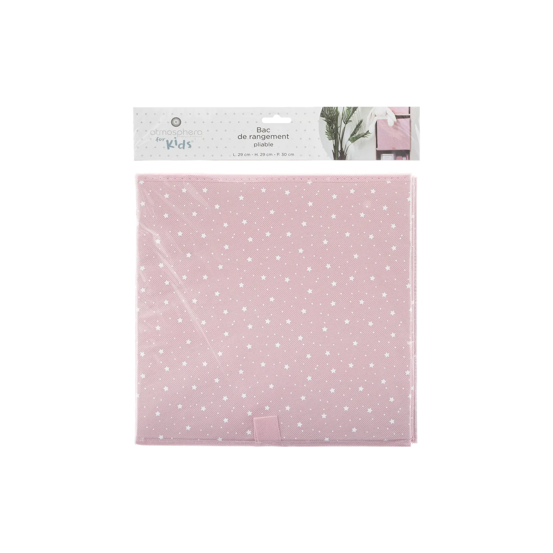 158548B_P NON WOVEN BOX PINK STAR
