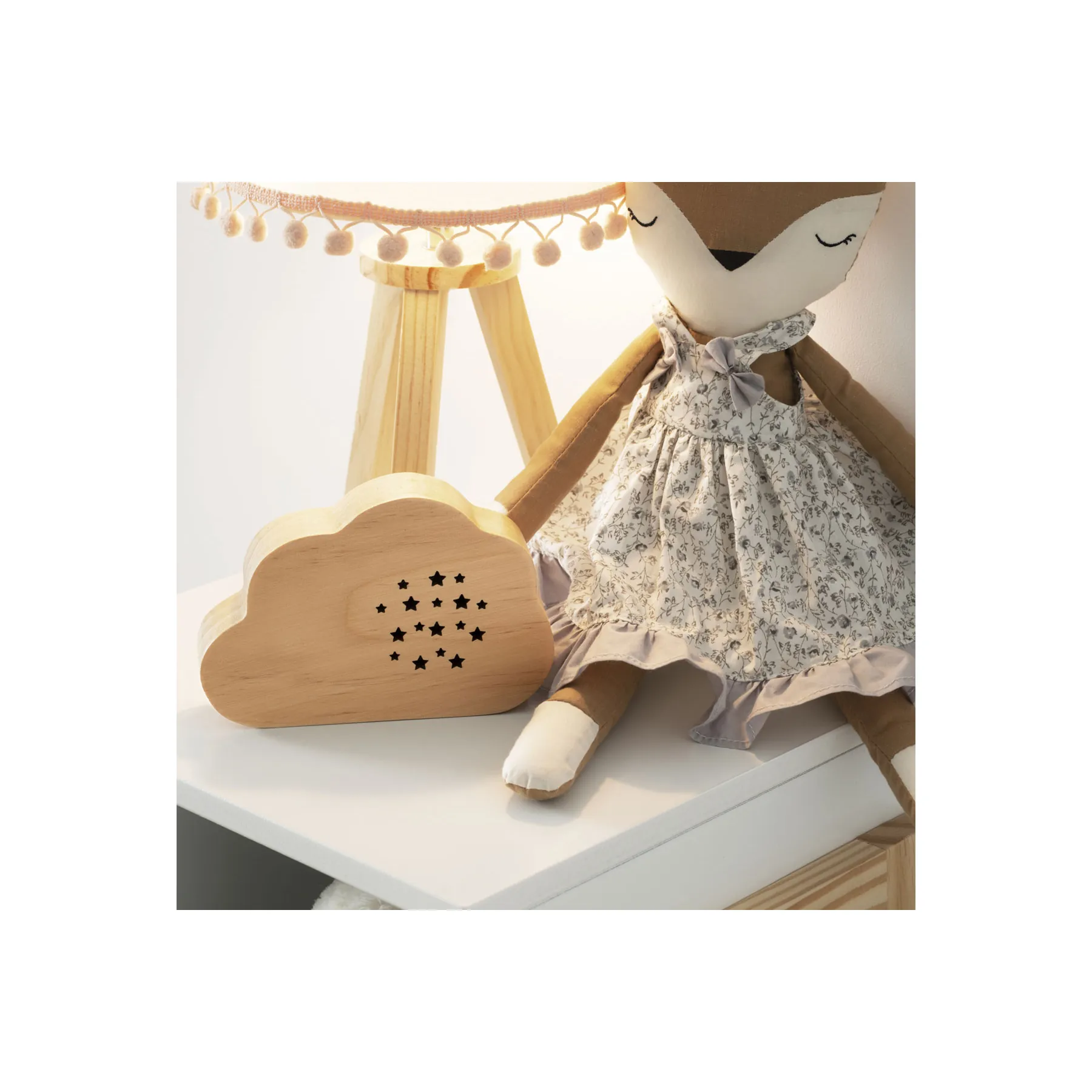 WOODEN MUSICAL CLOUD