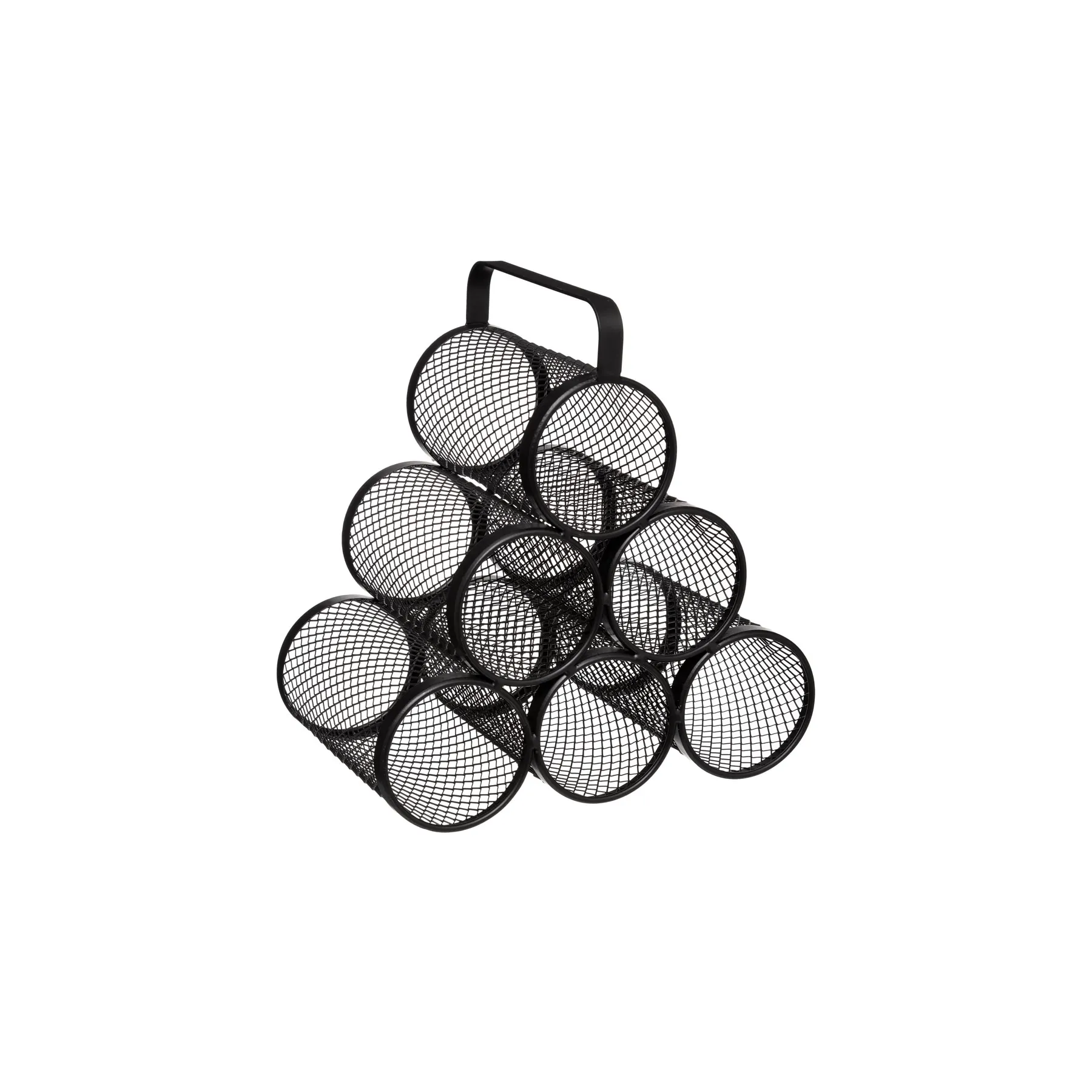 MAYAJ WINE RACK BLK X6