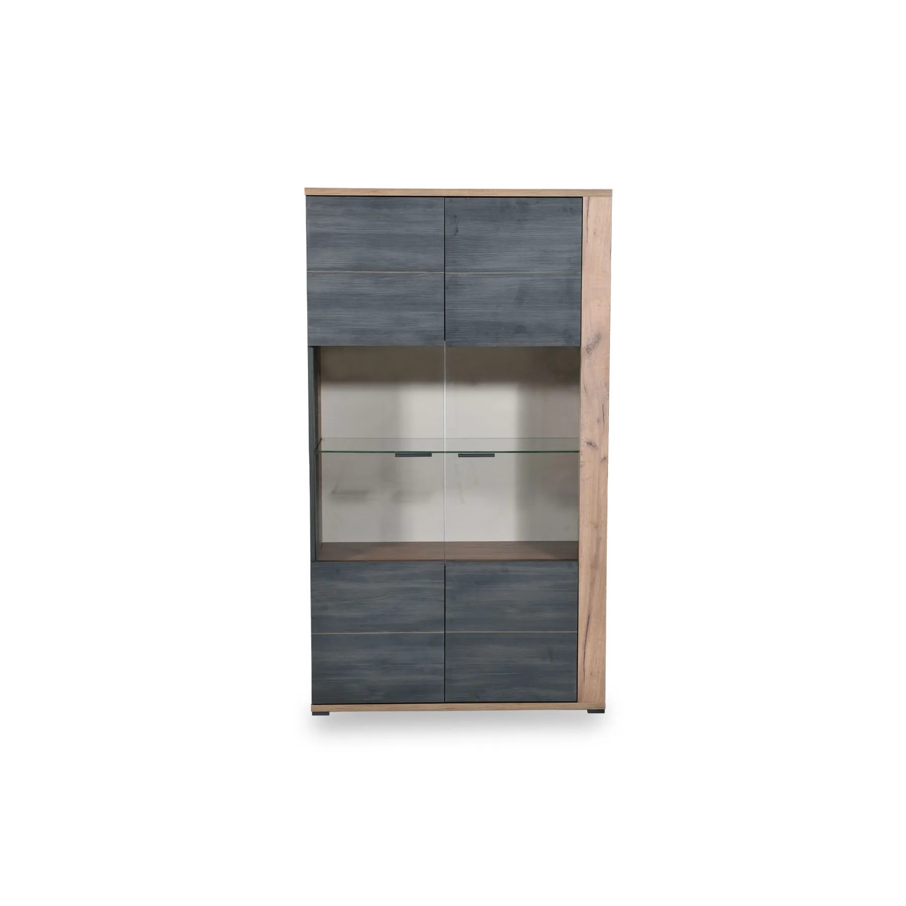 ADEL-CABINET2D-2-photoshop ADEL CBNT 2D BLK WOOD/DOAK/GLS