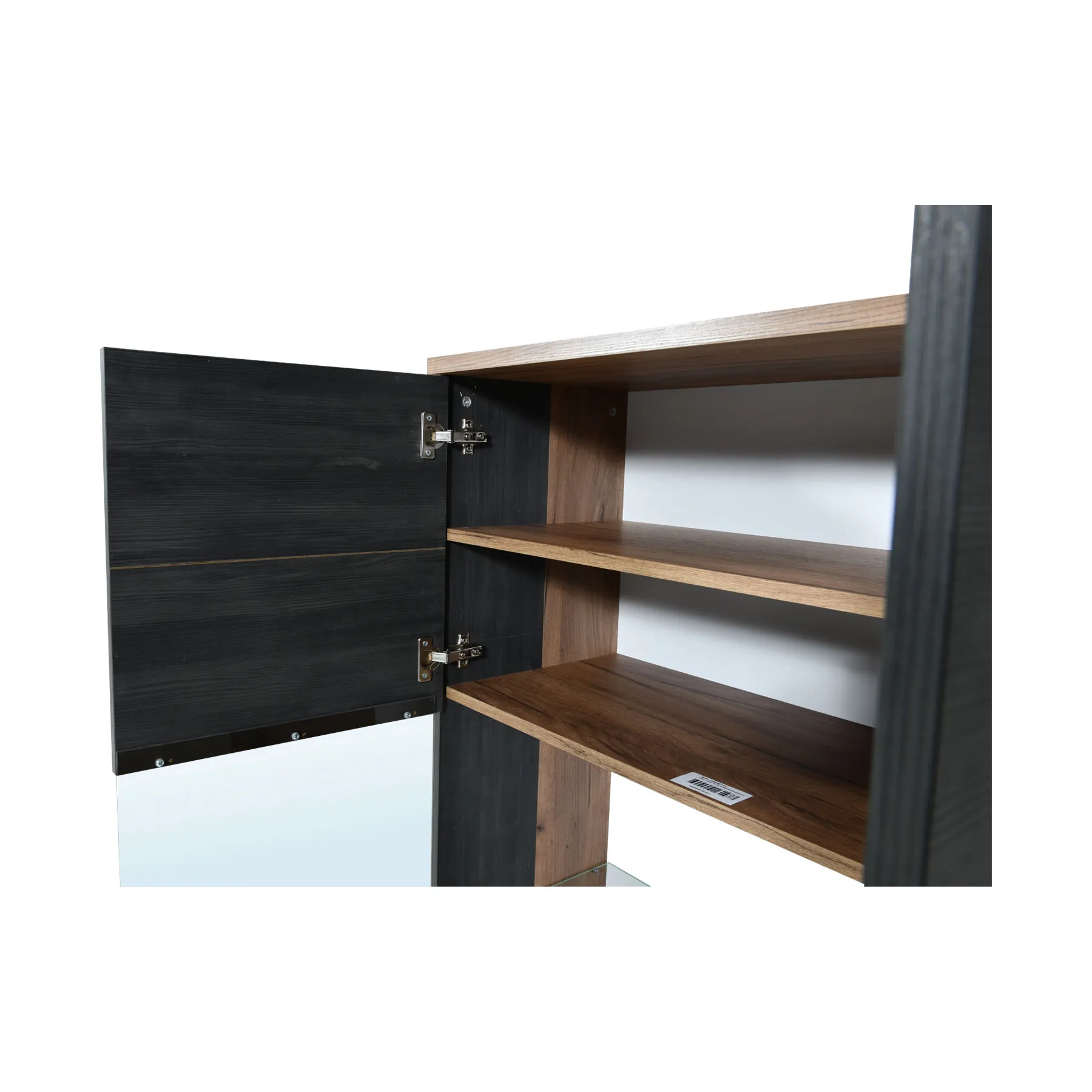 ADEL CBNT 2D BLK WOOD/DOAK/GLS