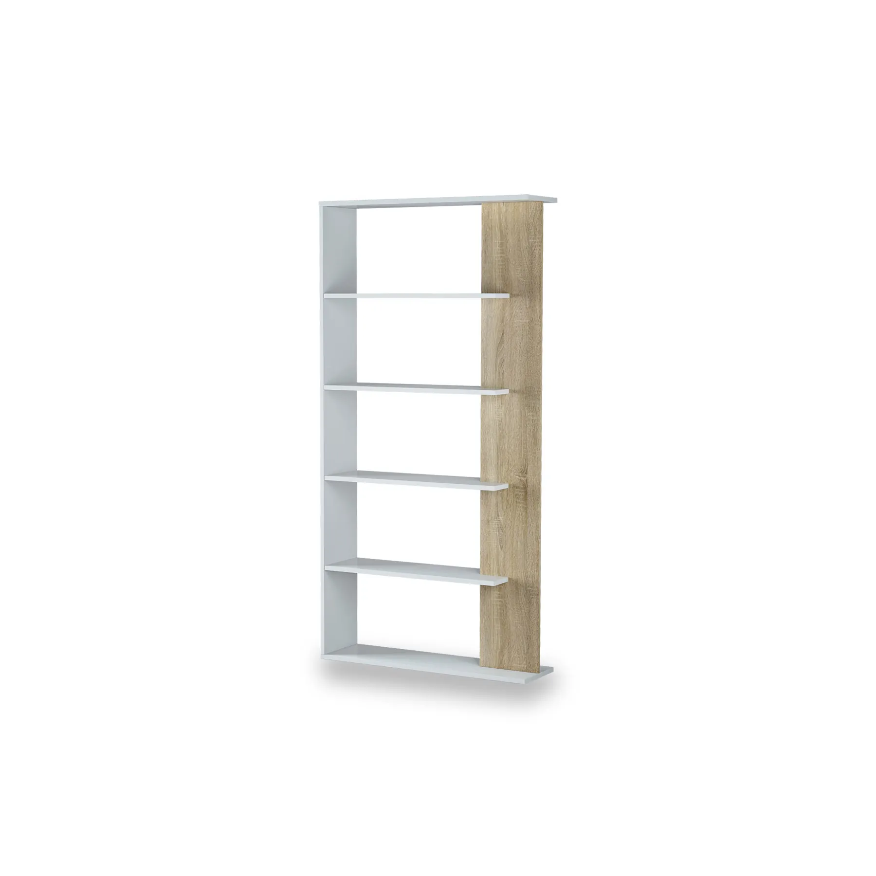 ALIDA BOOKCASE SONOMA+WHITE