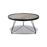 COFFEE TABLE SET 2PCS WALNUT