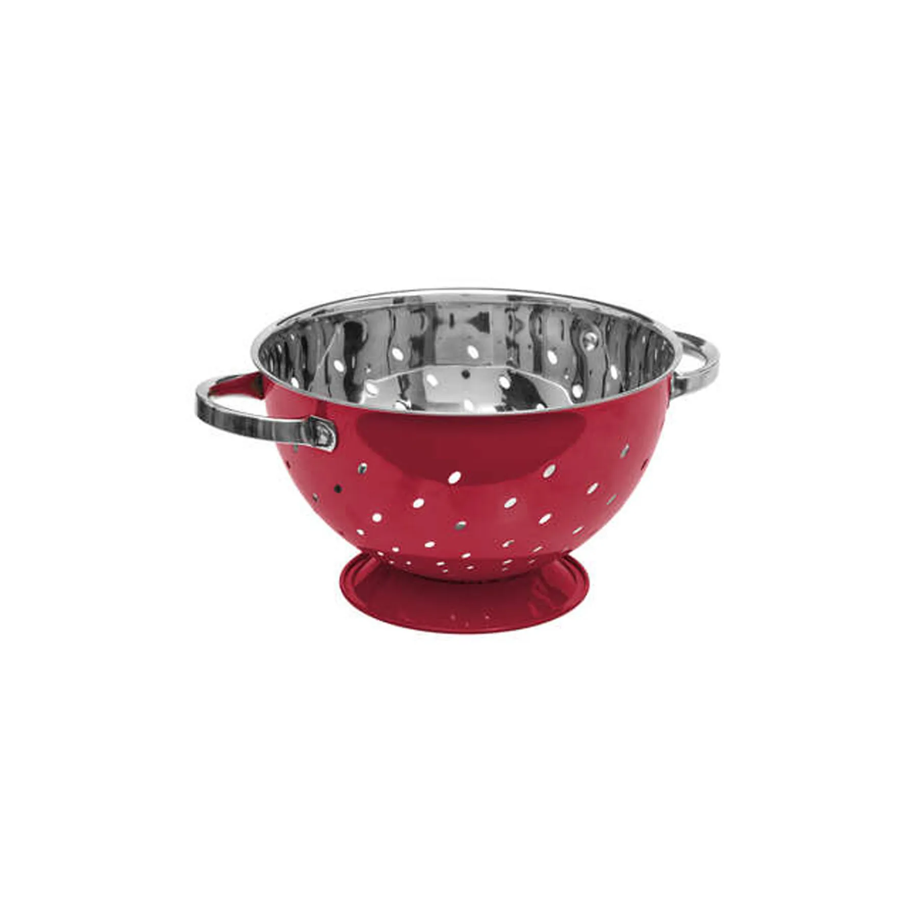COLANDER S.S 25CM RED RC