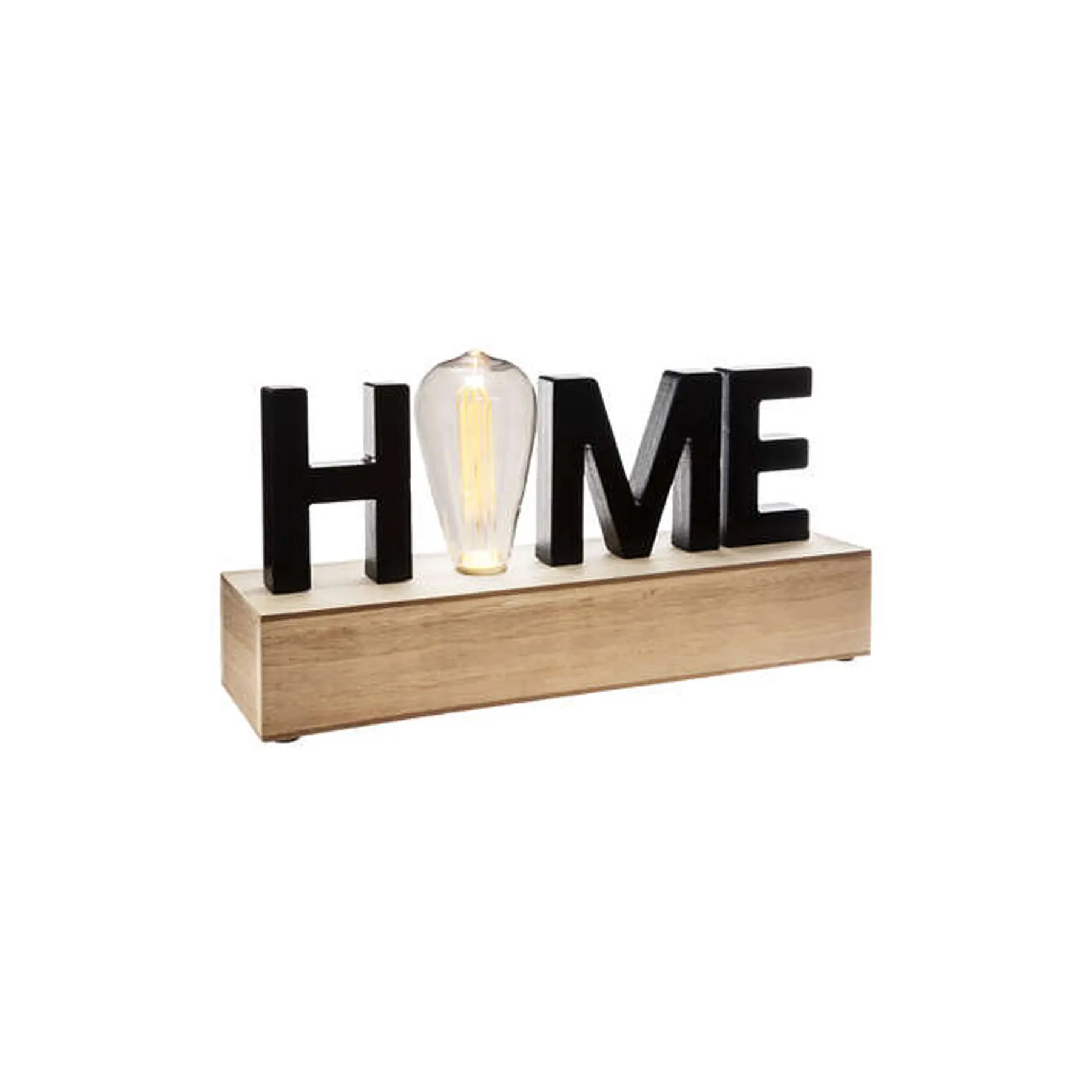 LED HOME WORD BLACK L34