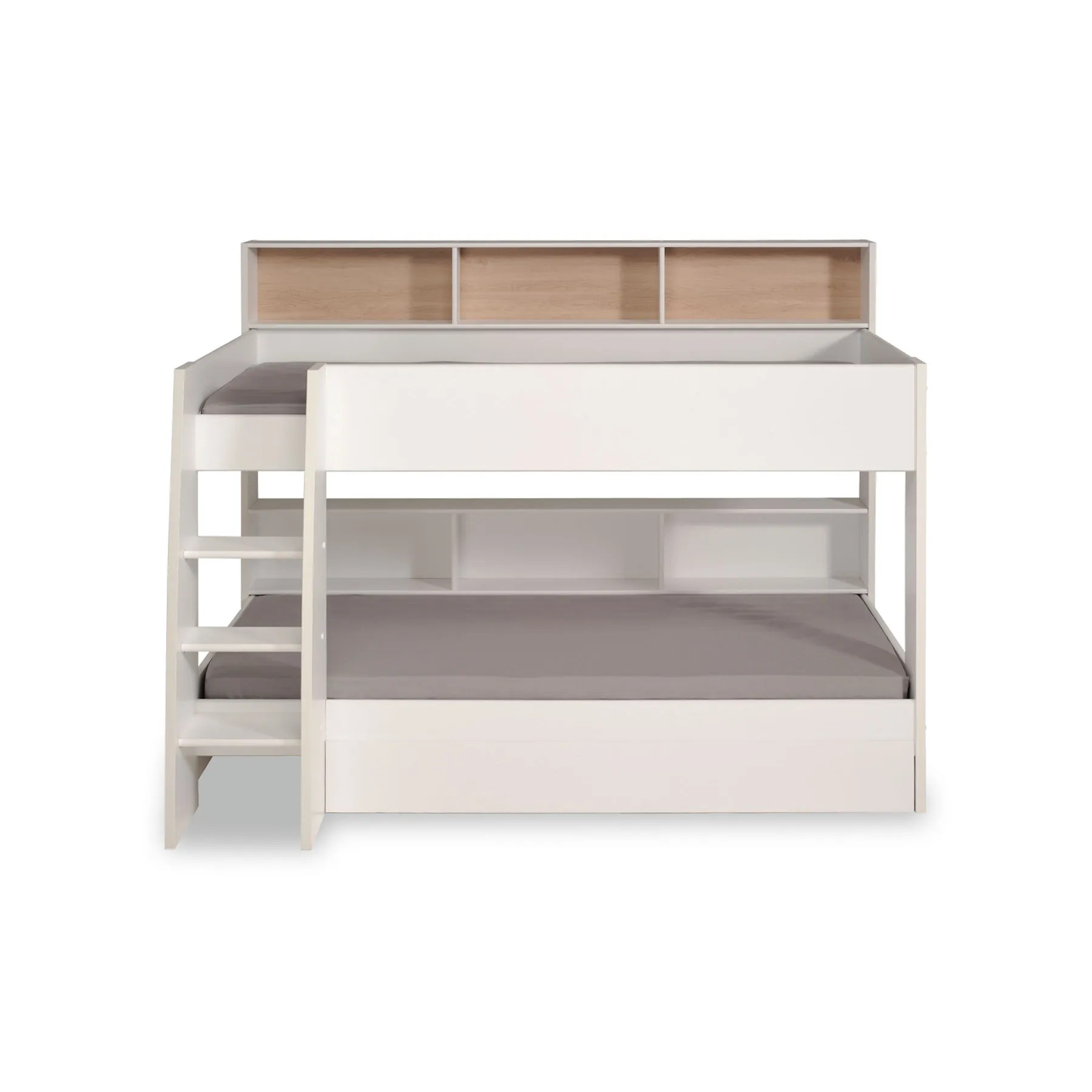 LEO BUNK BED WHITE+SONMA DRWER