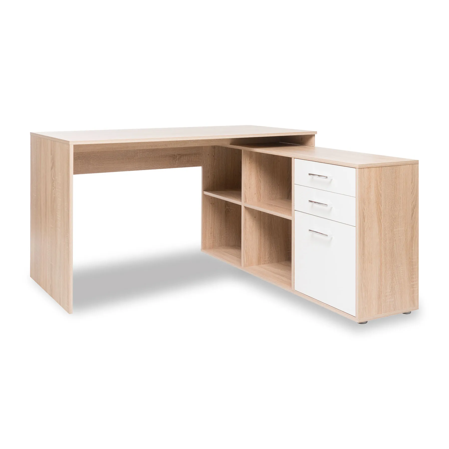 LONDON1 Office Desk Snm-white