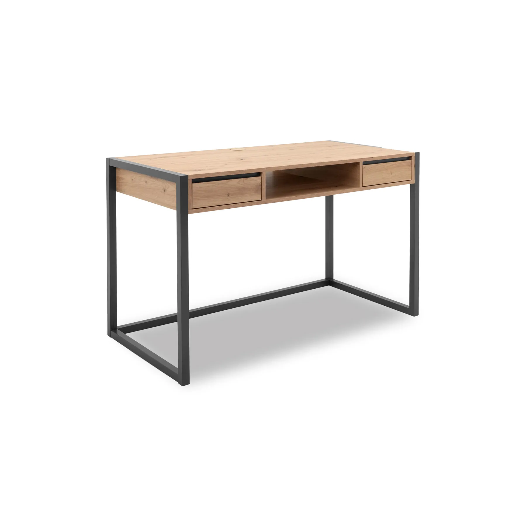 DENVER30 DESK DARK OAK-ANTHR