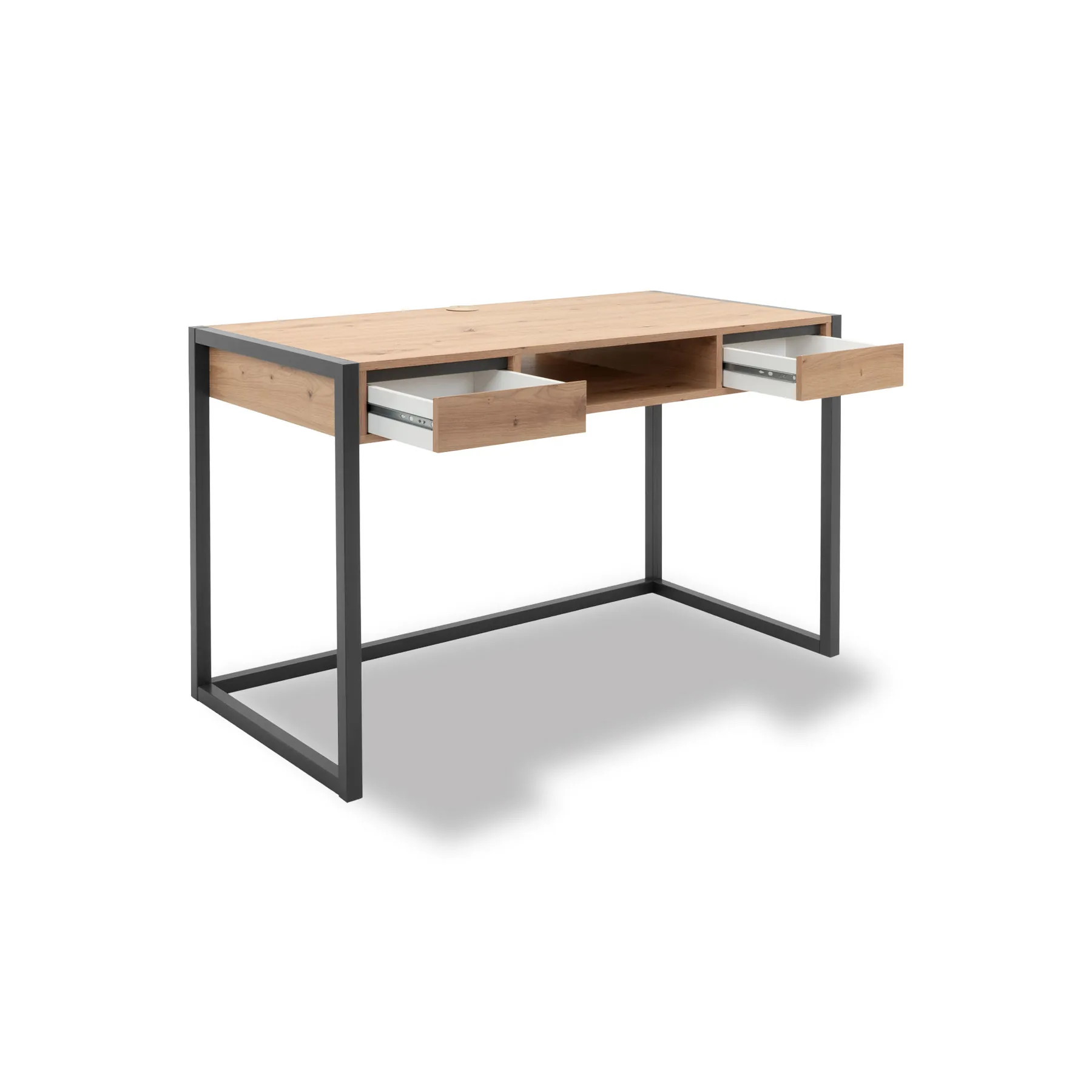 DENVER30 DESK DARK OAK-ANTHR