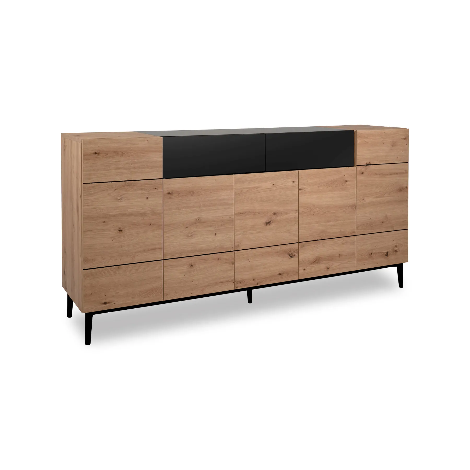 NOLA51A BUFFET DARK OAK-BLK