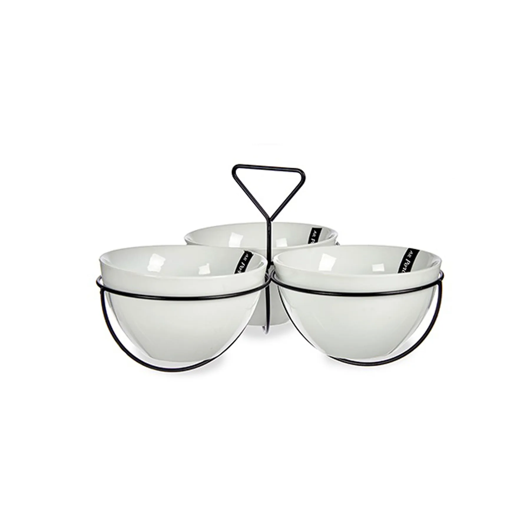 SET 3 WHITE PORCELAIN BOWLS