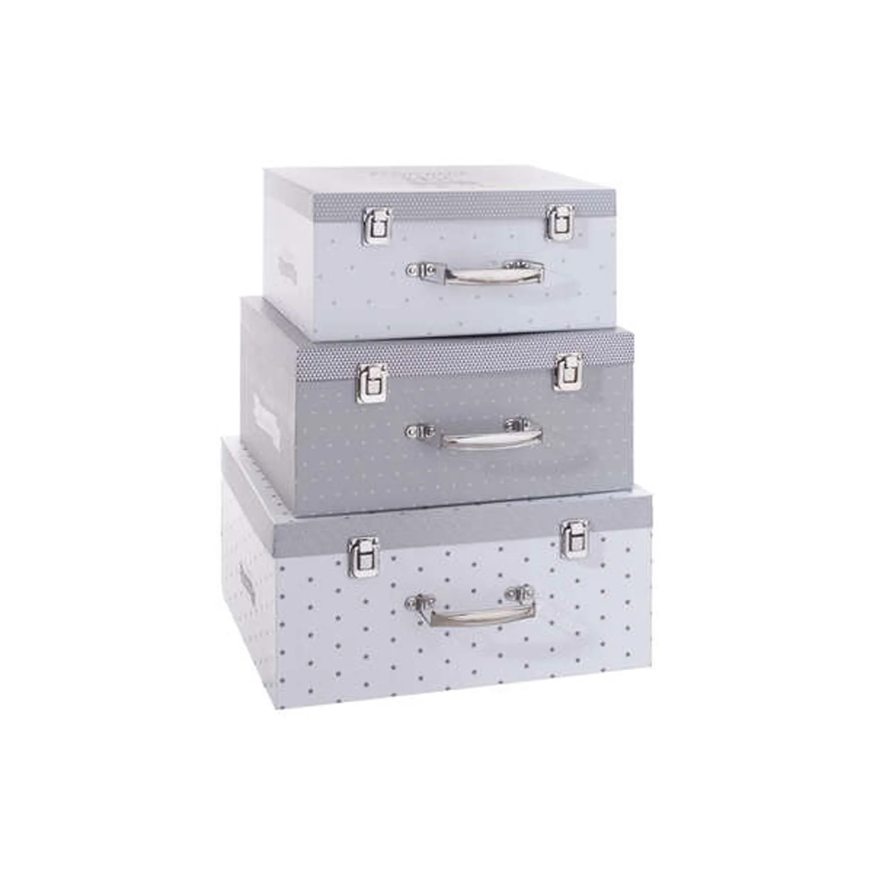 GREY CARTON STORAGE X3