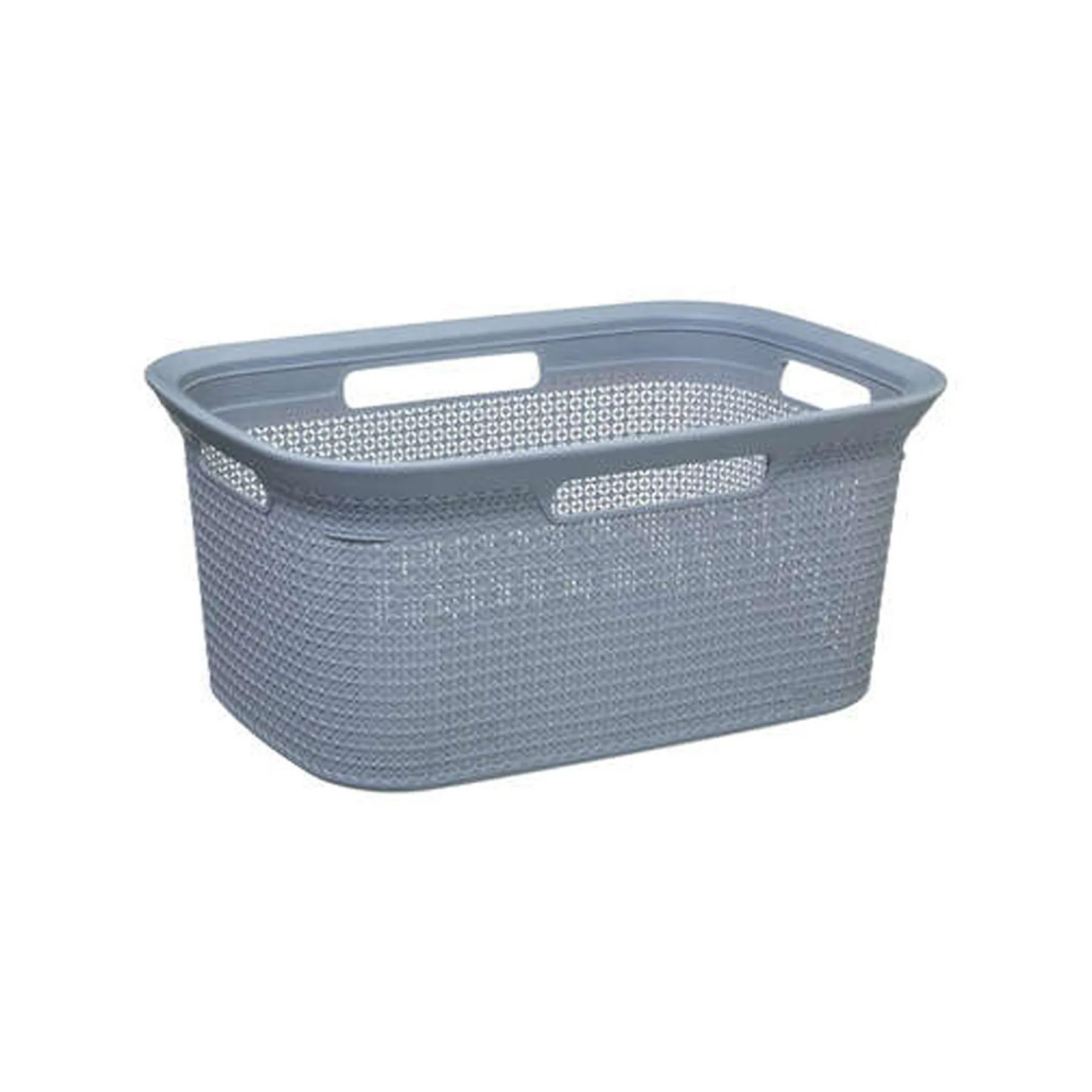 HAMPER LAUNDRY BASKET 45L GREY