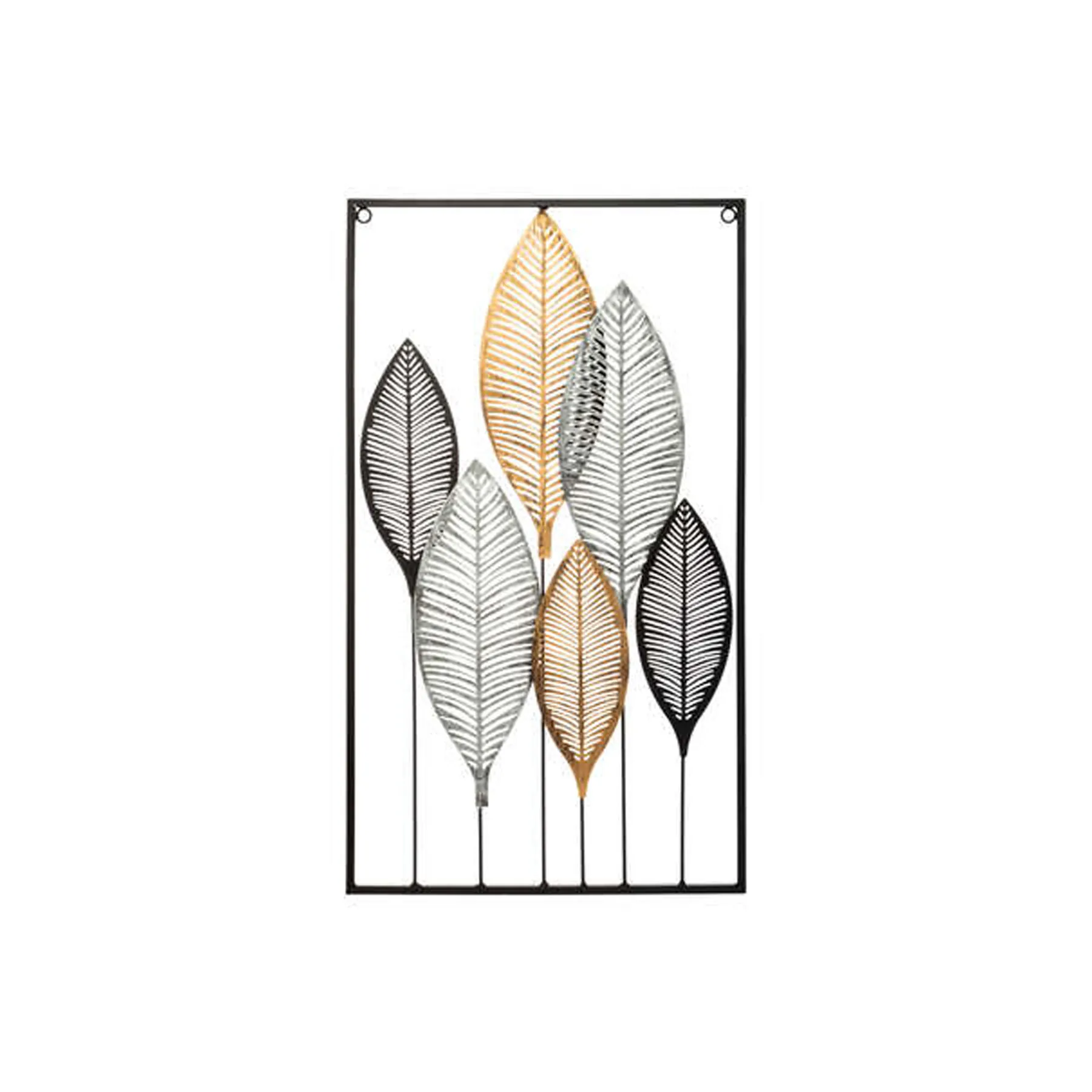 LEAVES METAL WALL DECO 37X65