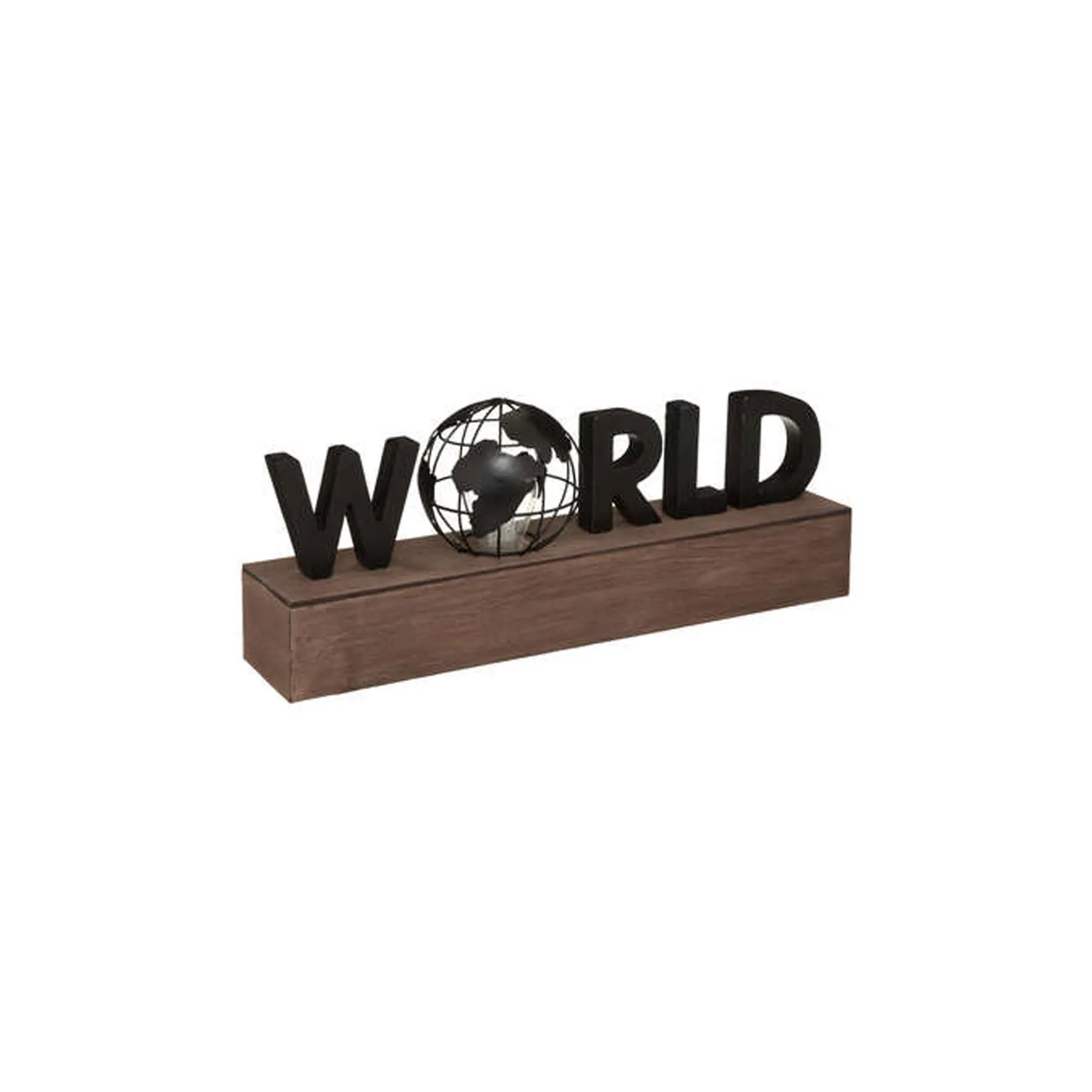 182486 BLK LED WORLD WRD L38