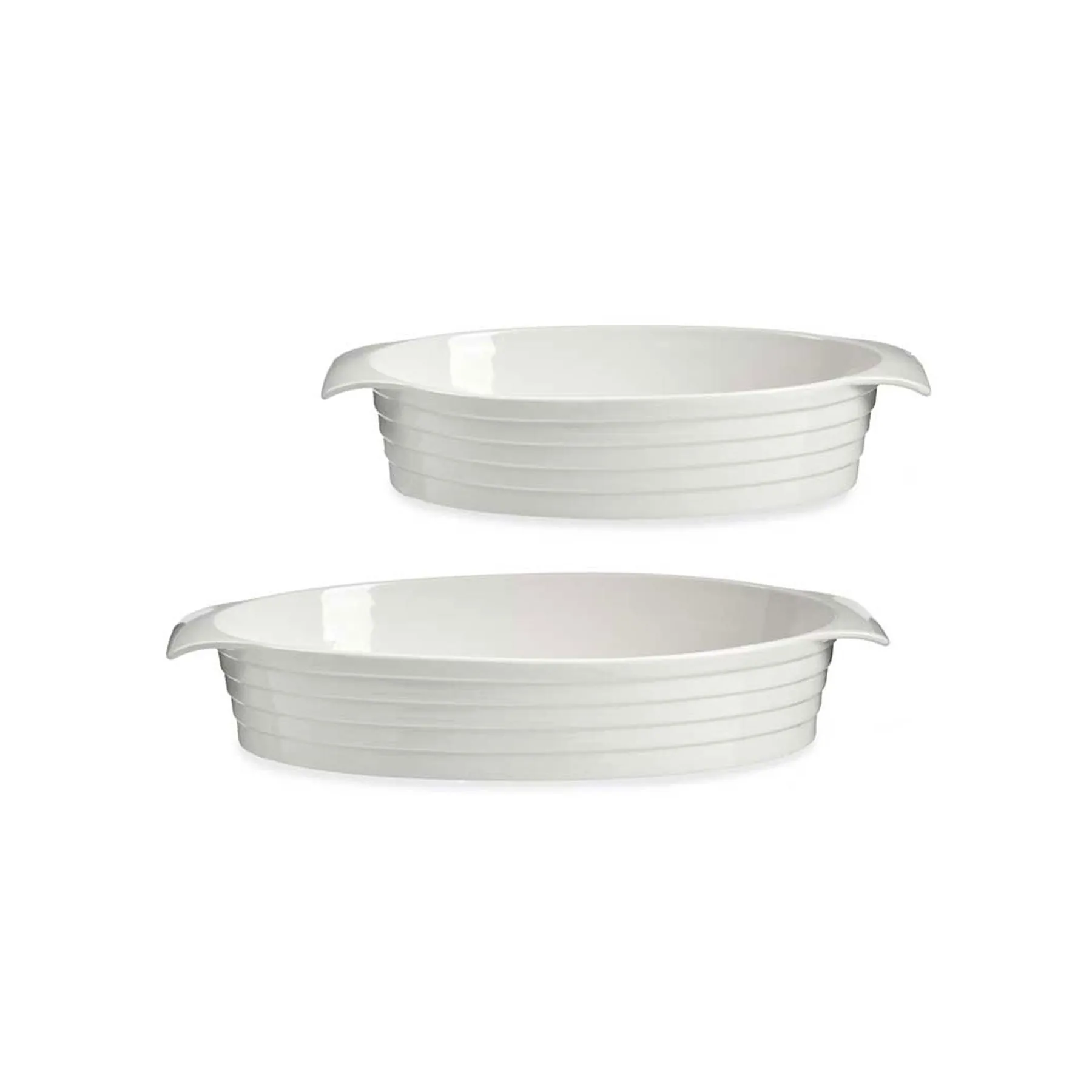 SET 6 OVAL BAKING PLATE