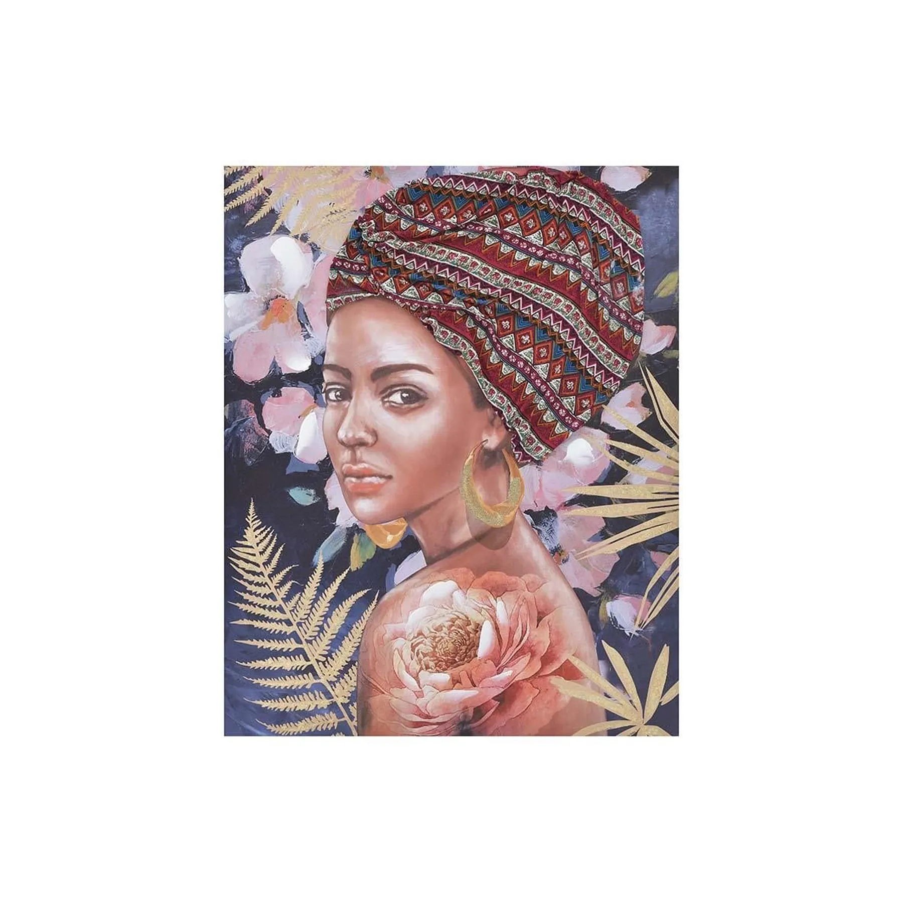 BLACK BEAUTY IN TURBAN WT FLWR