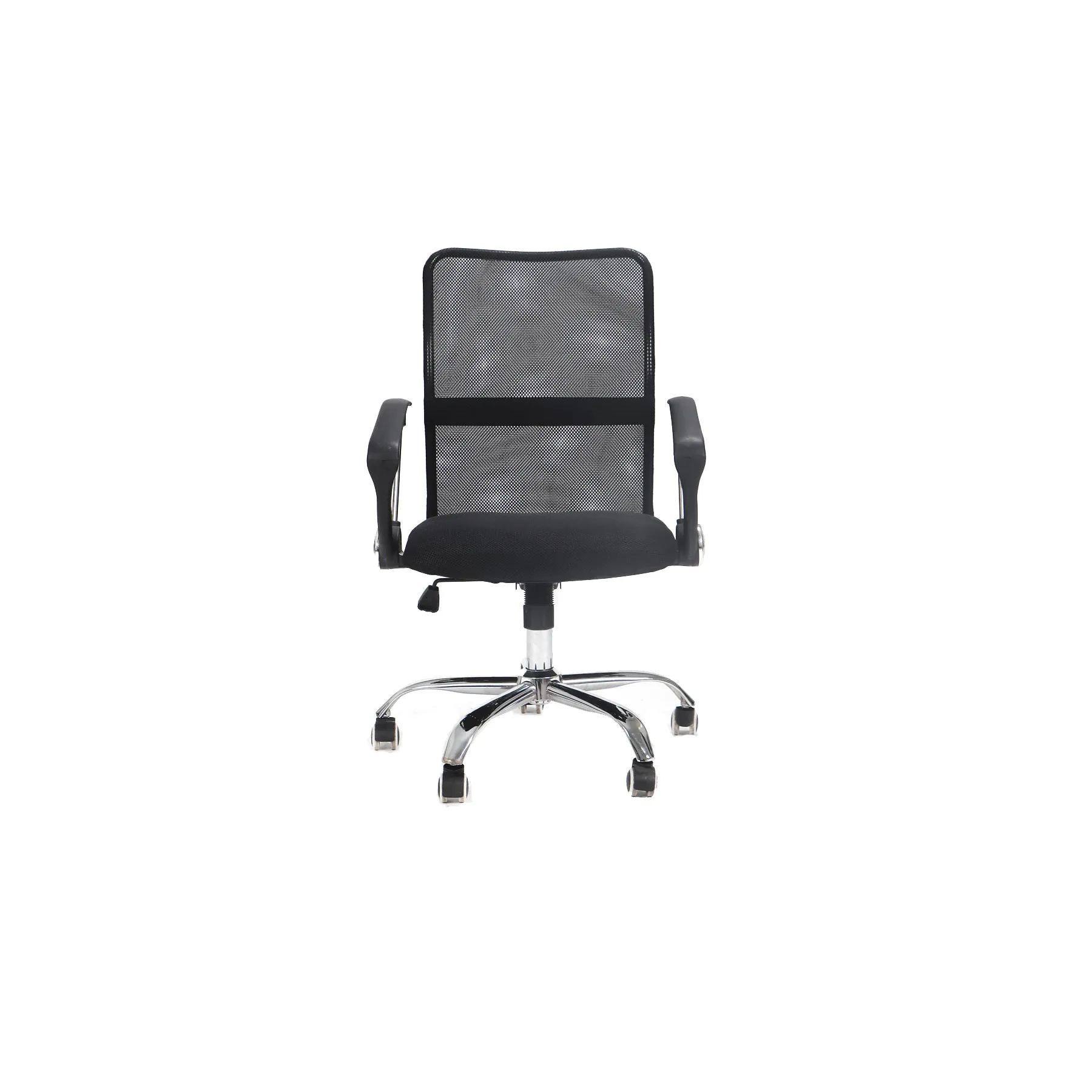 OFFICE CHAIR BLACK-CHROME BASE