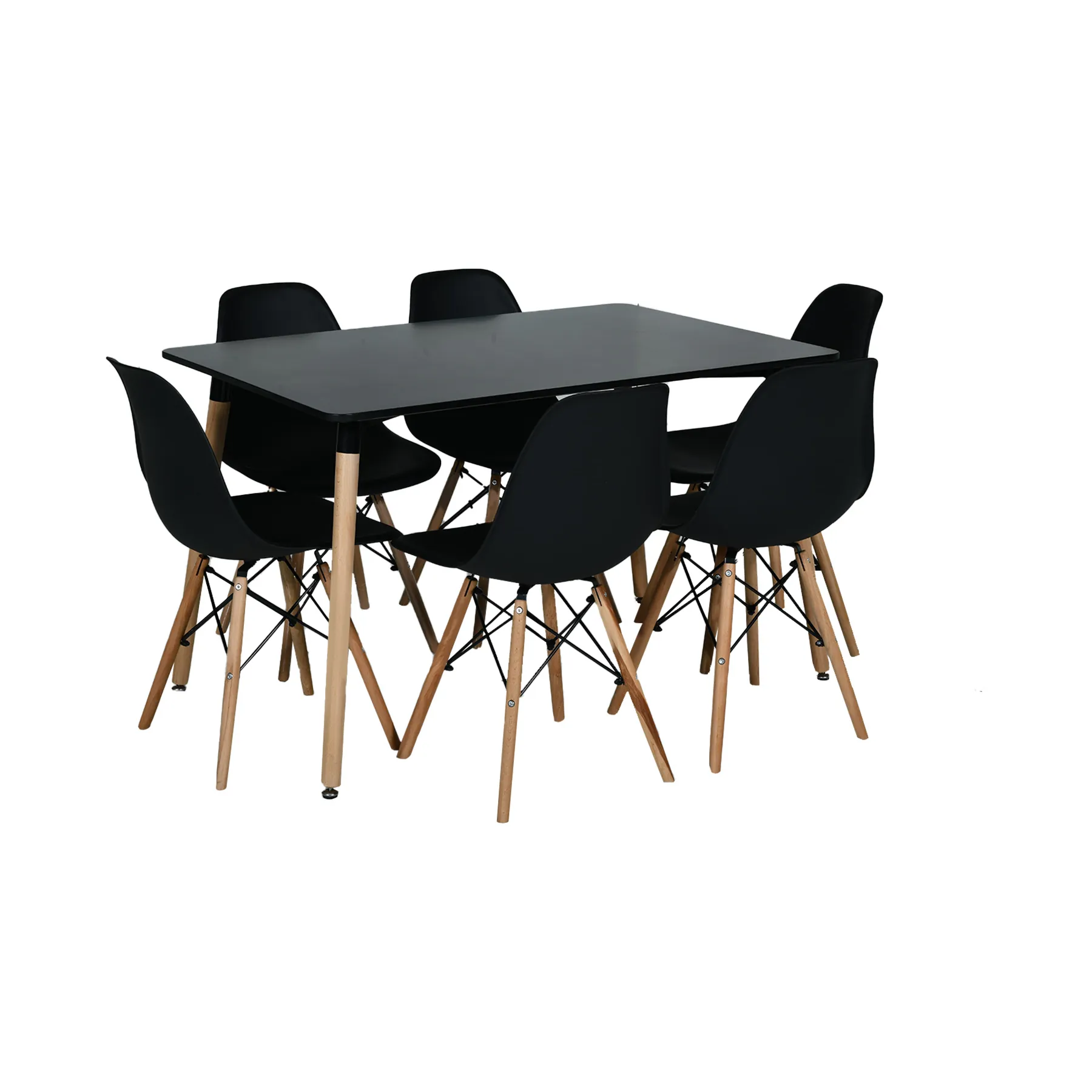 MT-102-2BLDC-1971BL-5 DNG SET BLCK TBL+BLCK CHR 1+6