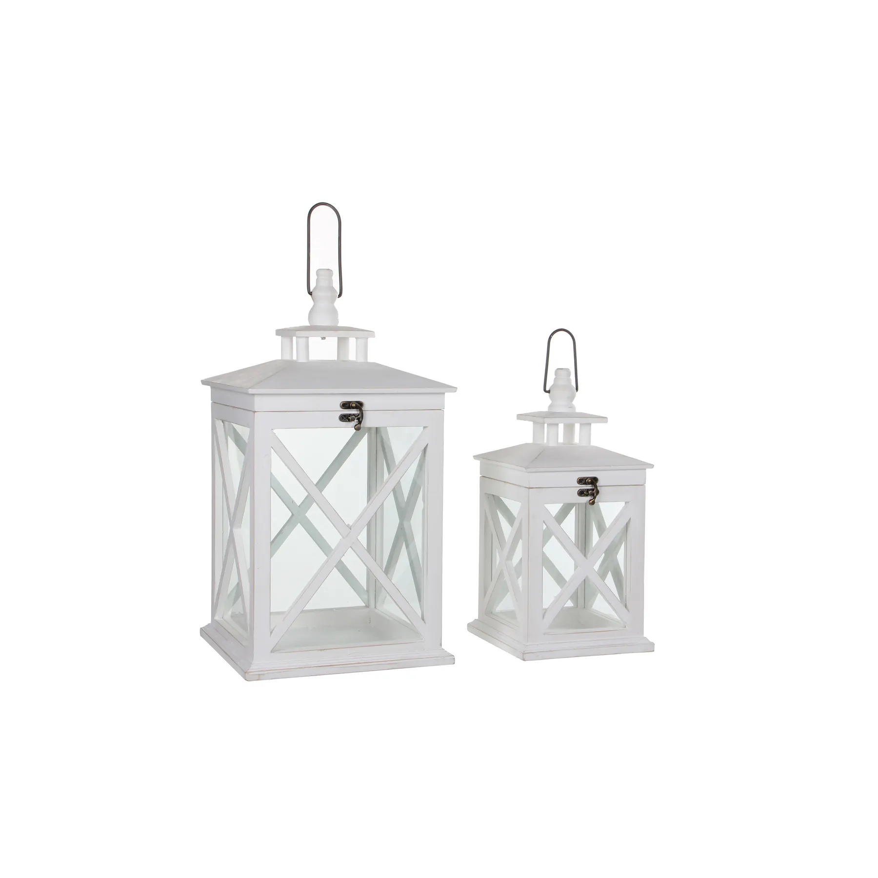 LANTERN WHITE SET OF 2