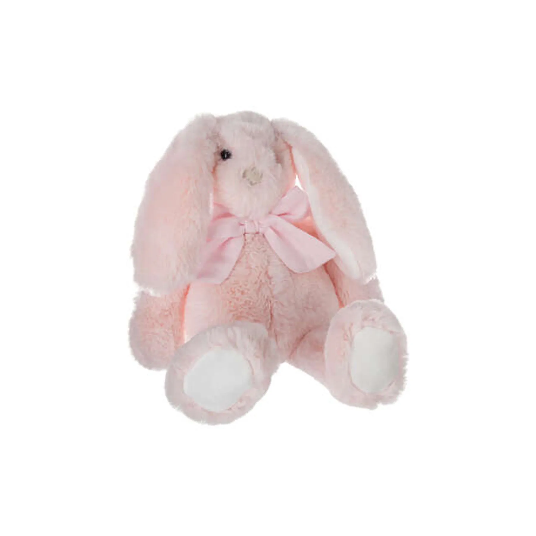 RABBIT PLUSH BOW PINK