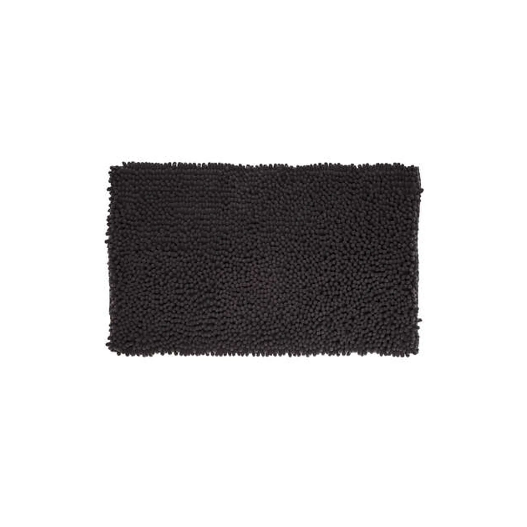 MAXI CHENILLE MAT BLK 50X80