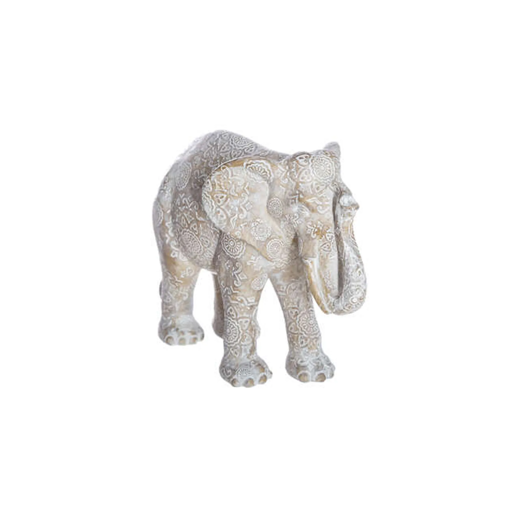 WHITE ELEPHANT RESIN ENZO H15