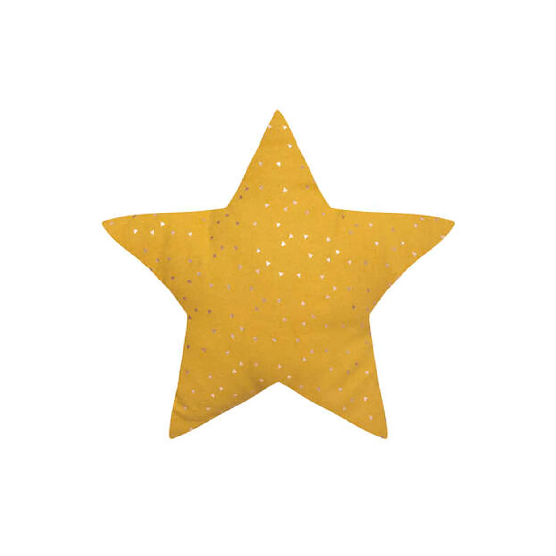 BERLINGOT STAR CUSHION OCHER