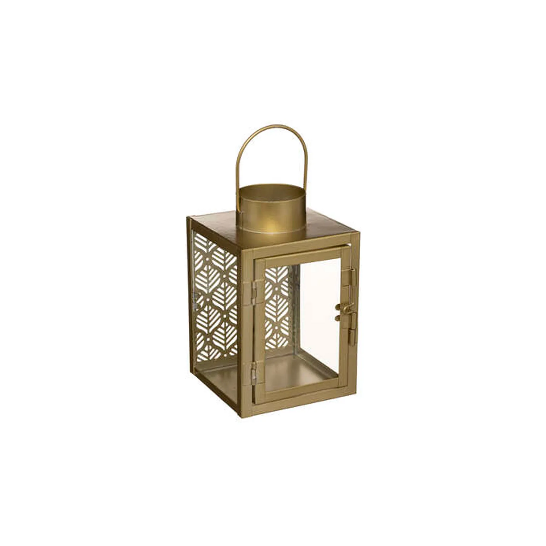 LANTERN MET GOLD 10X10X16