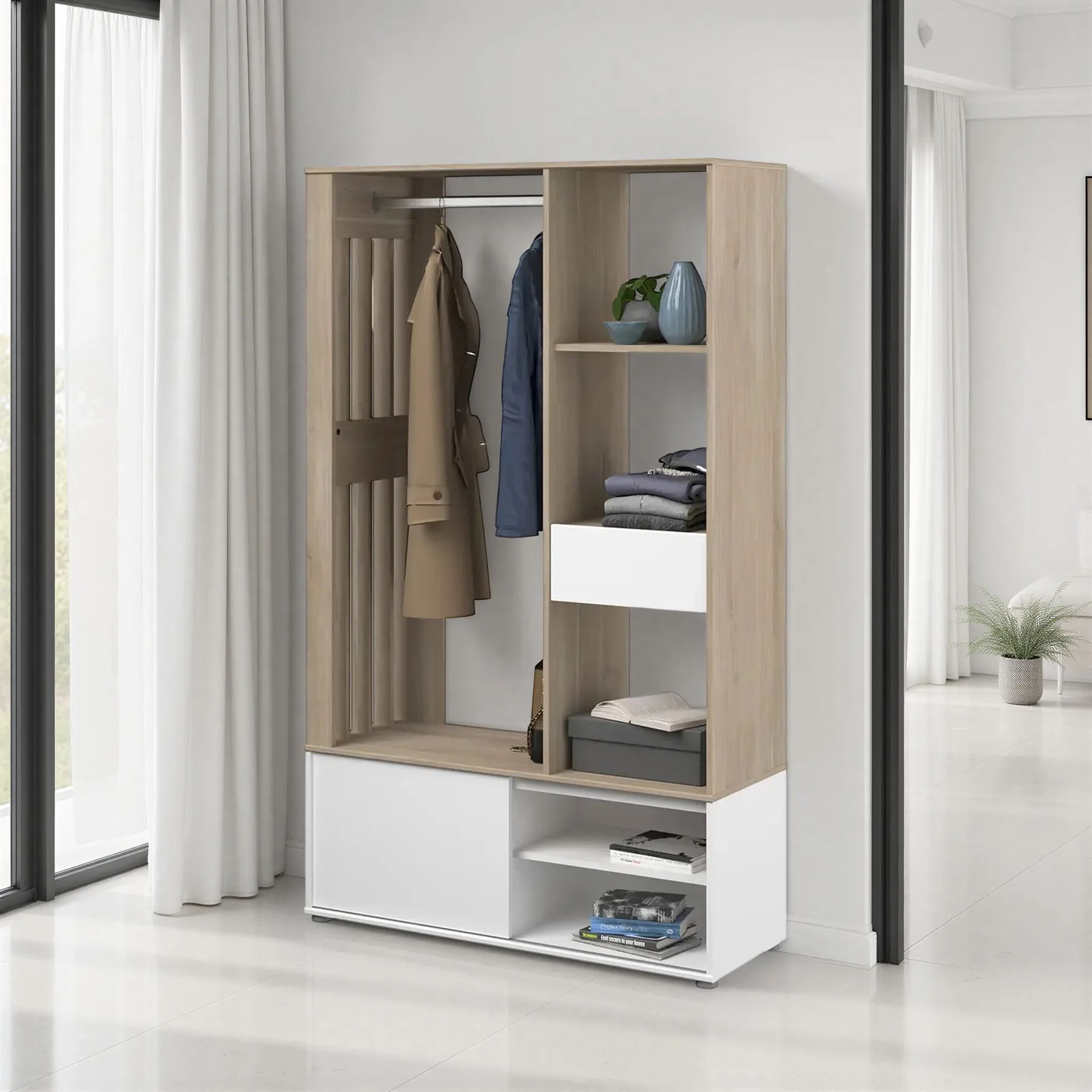 GHOST VEST JAPANESE OAK-WHITE