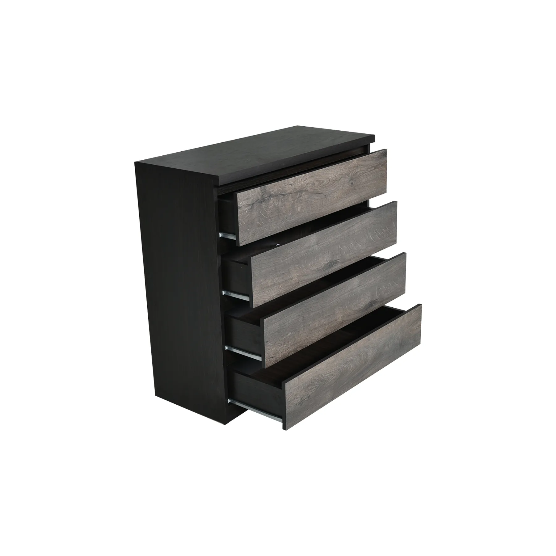 JULY-CHEST-KOM4S-90-2 CHEST 4DRS WENGE OAK