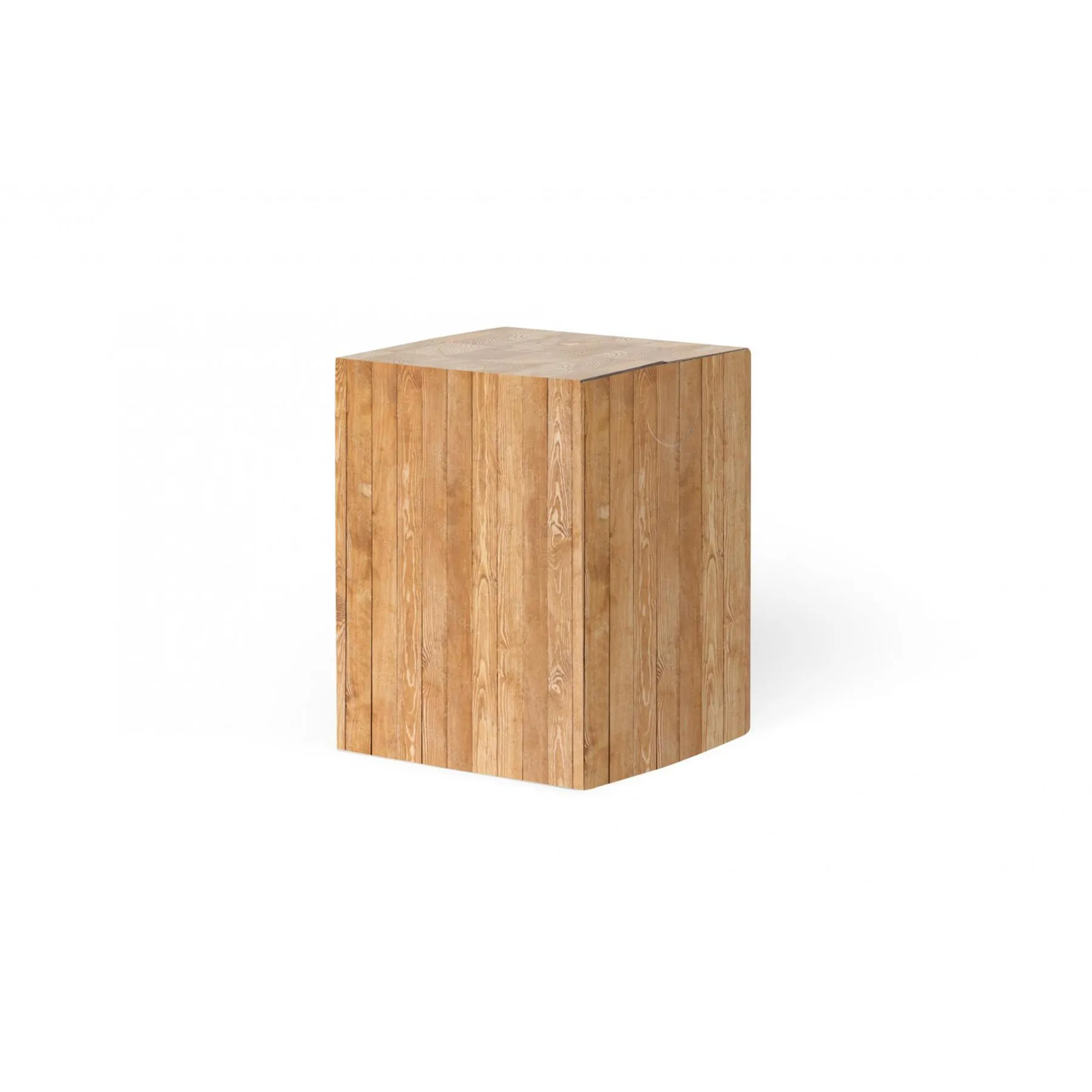 BENNY74A POUF WOOD FINISHING