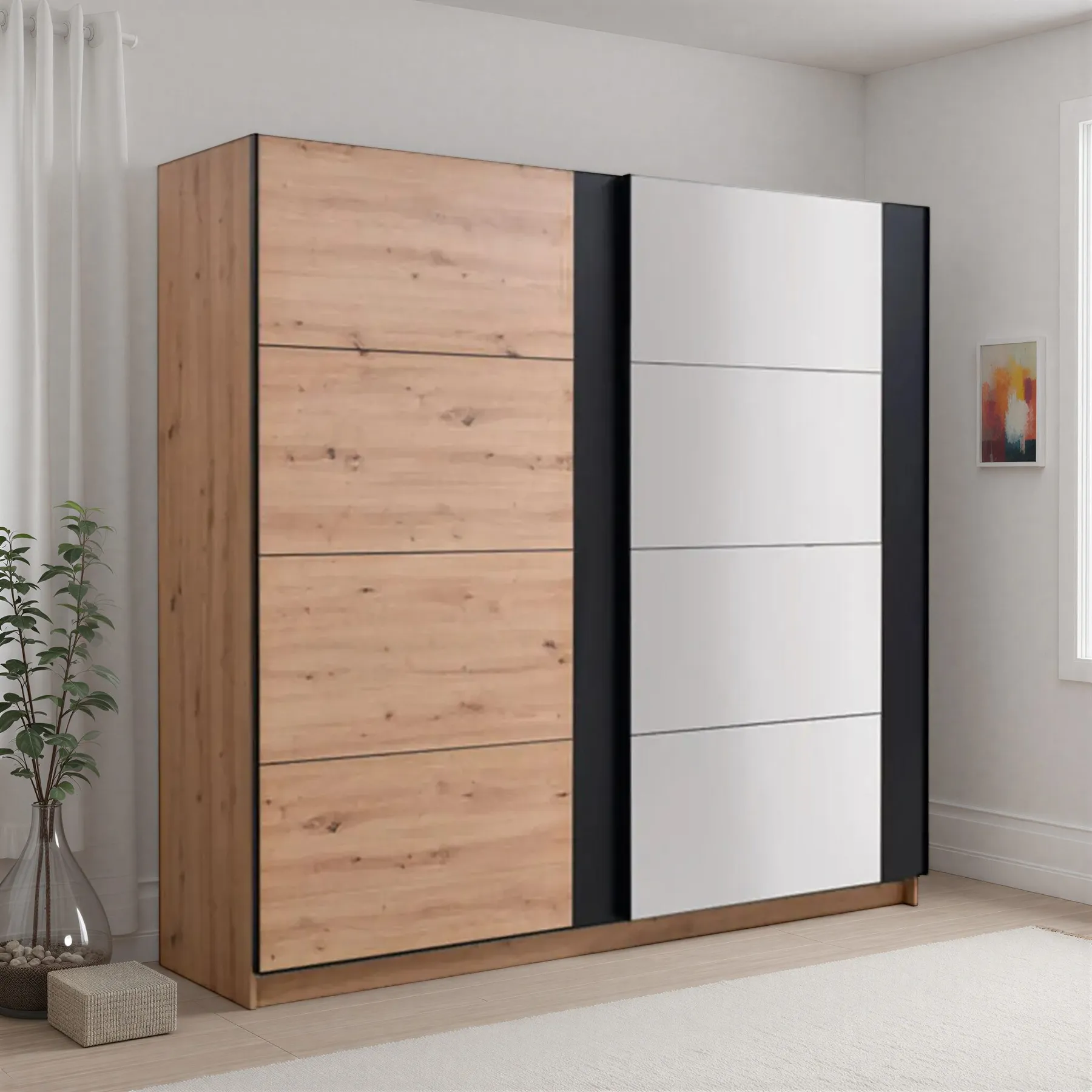 SARDINIA Artisan Oak Effect Wardrobe