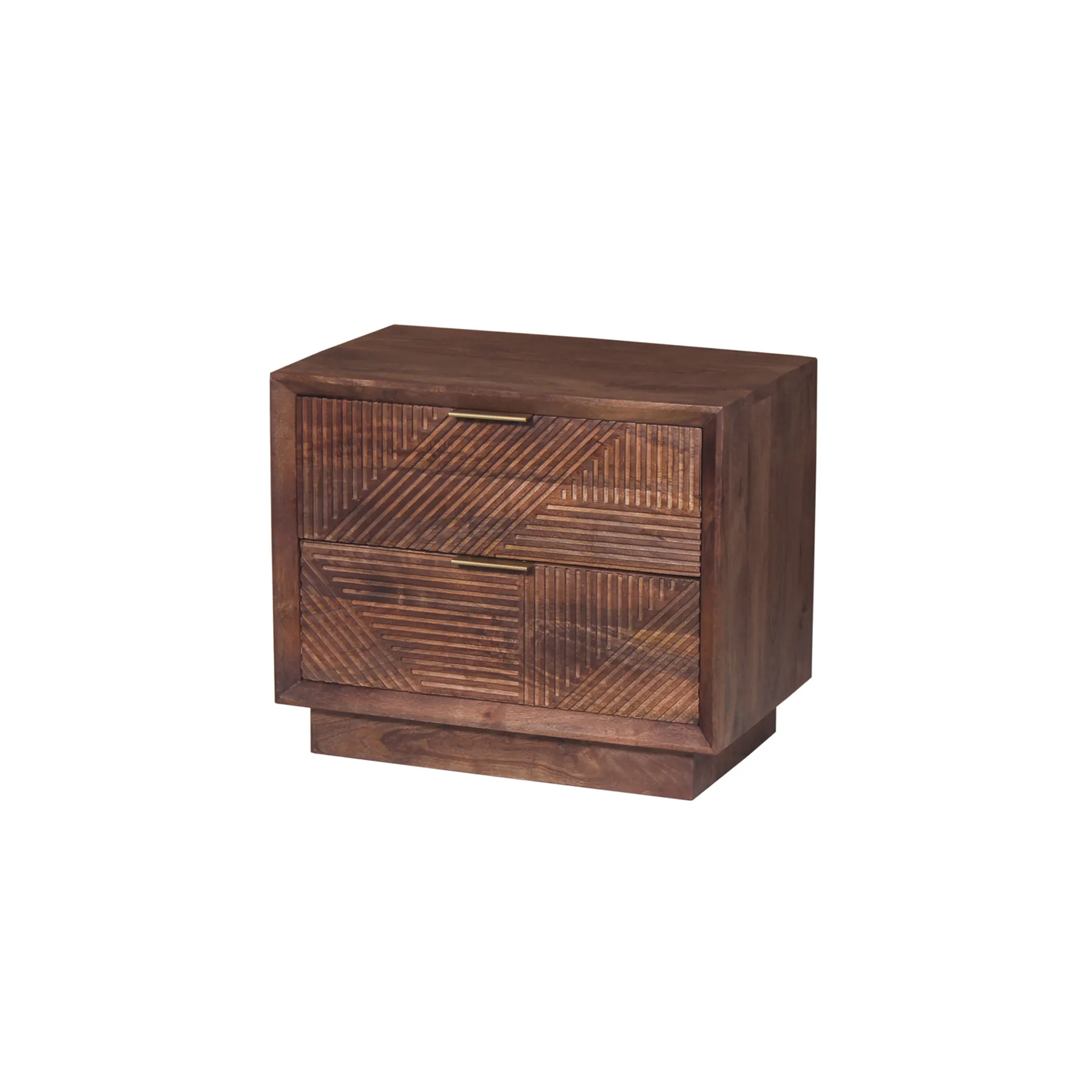 NIGHT STAND WOOD 2DRWS