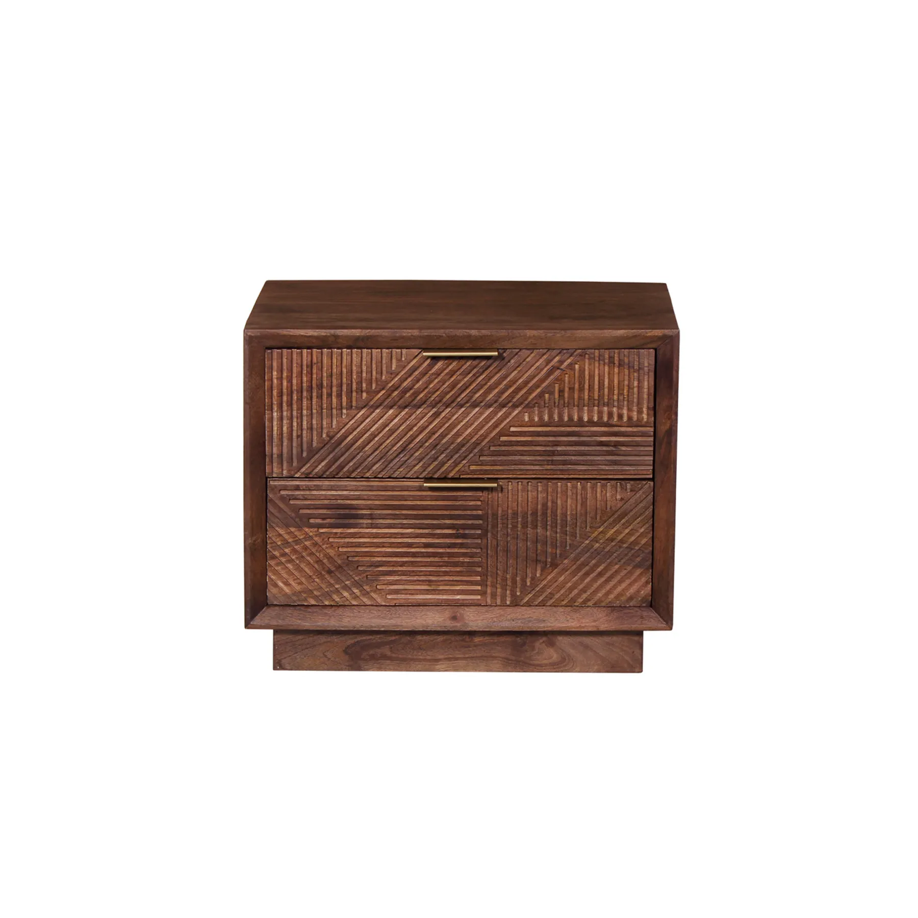 NIGHT STAND WOOD 2DRWS