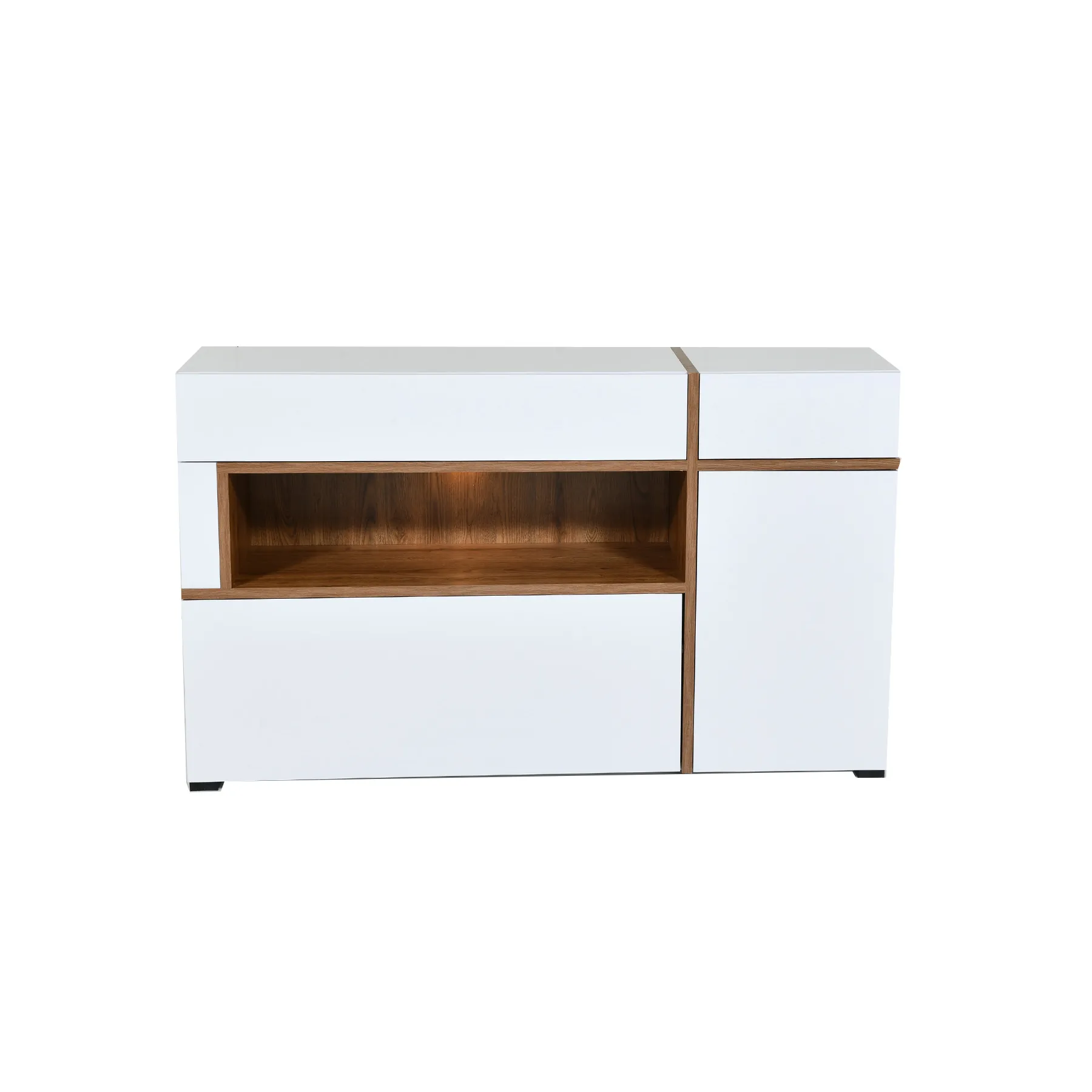 BUFFET WHITE/VERONA NUT