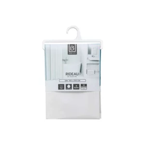 105628-4 SHOWER CURTAIN WHITE