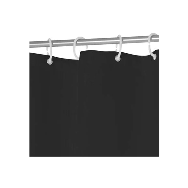 138055B-3 COMB SHOWER CURTAIN CHAR MODER