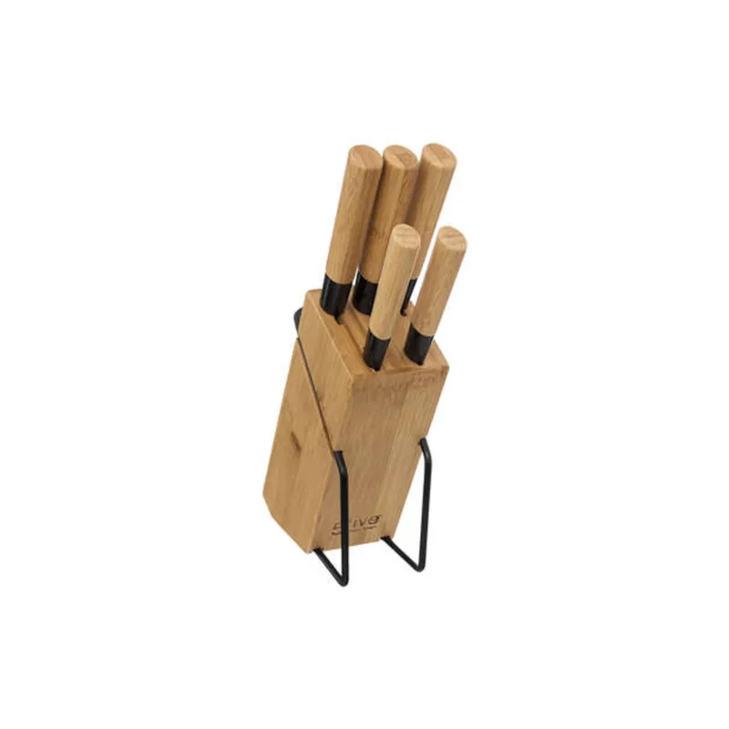 5 KNIVES STAND BAMBOU