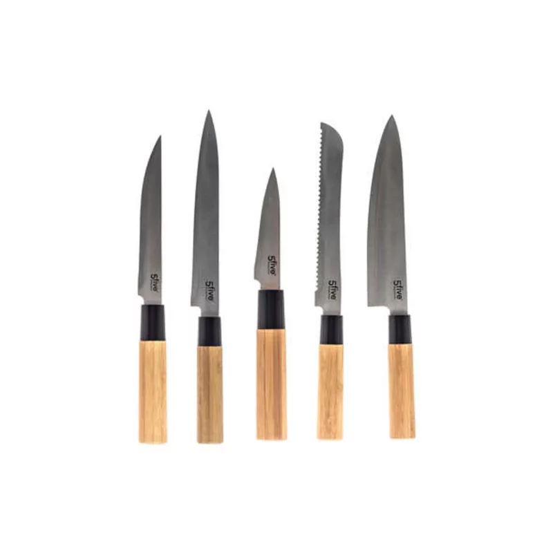 5 KNIVES STAND BAMBOU
