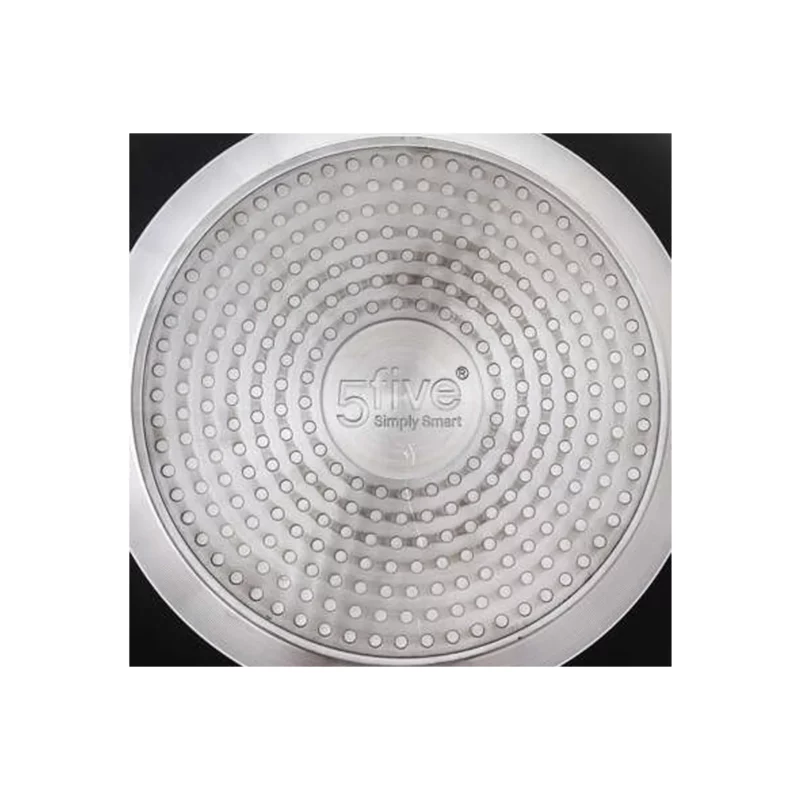 28CM PAN+LID FORGED ALU SILI