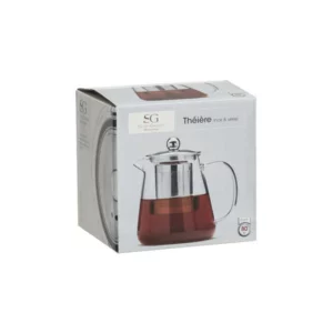 160519-2 GLASS SPOUT TEAPOT 80CL