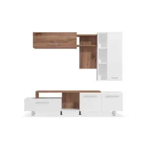 11011913 NANCY WALL UNIT F.S OAK+WHITE