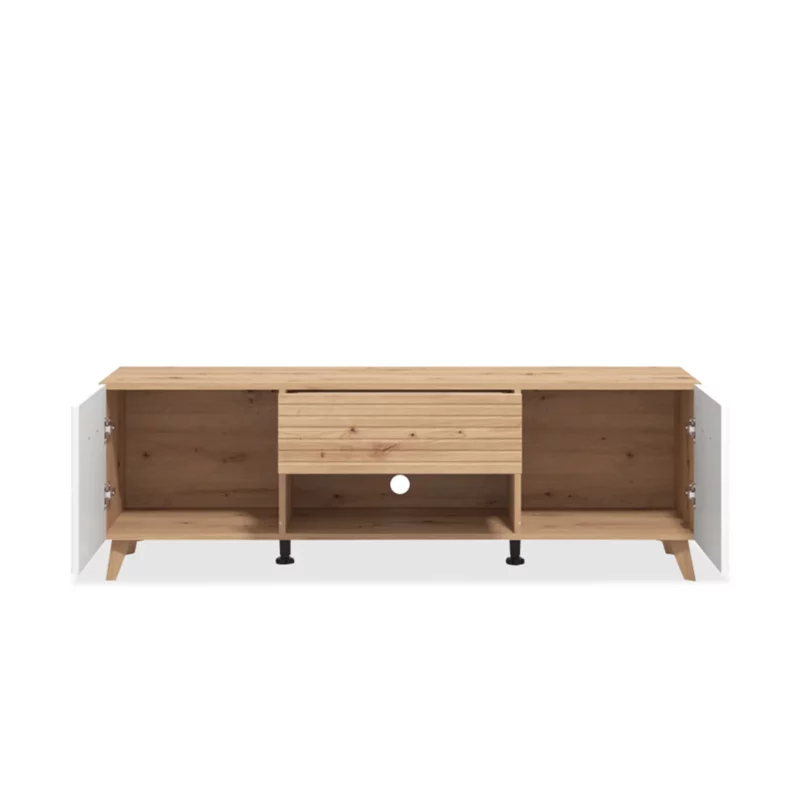 BRETAGNA Oak Effect TV Stand