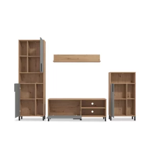 CANTAL Oak Effect Wall Unit