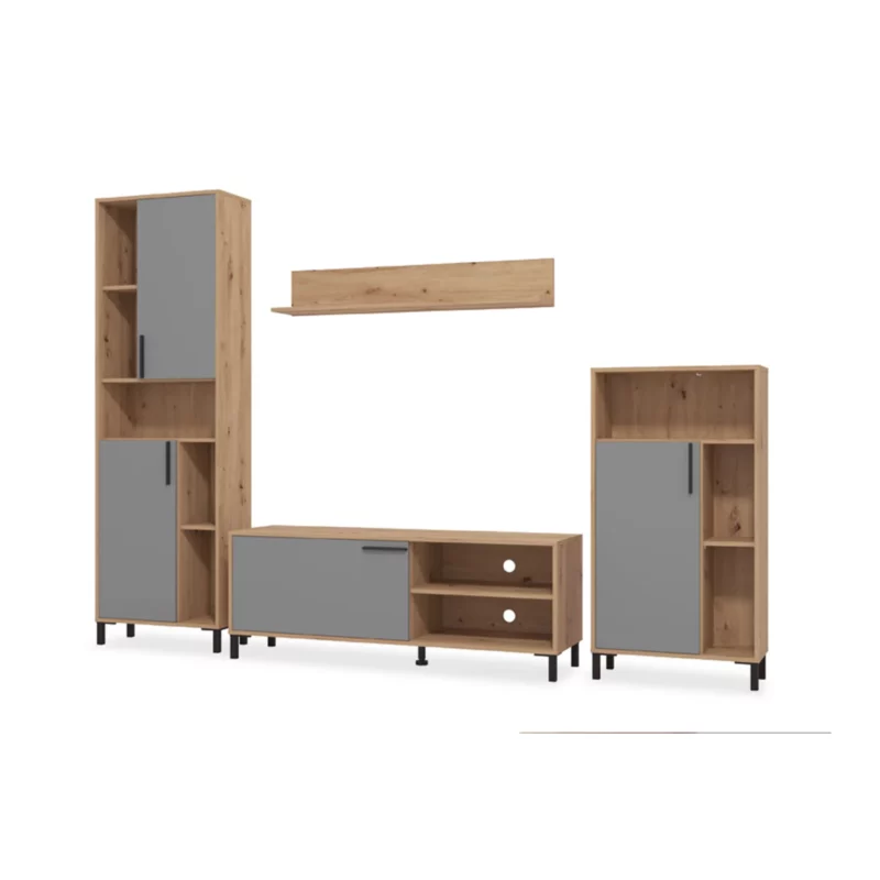 CANTAL Oak Effect Wall Unit