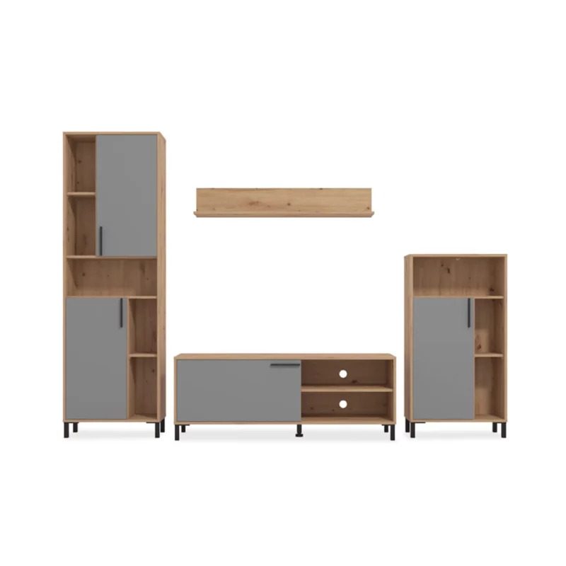 CANTAL Oak Effect Wall Unit